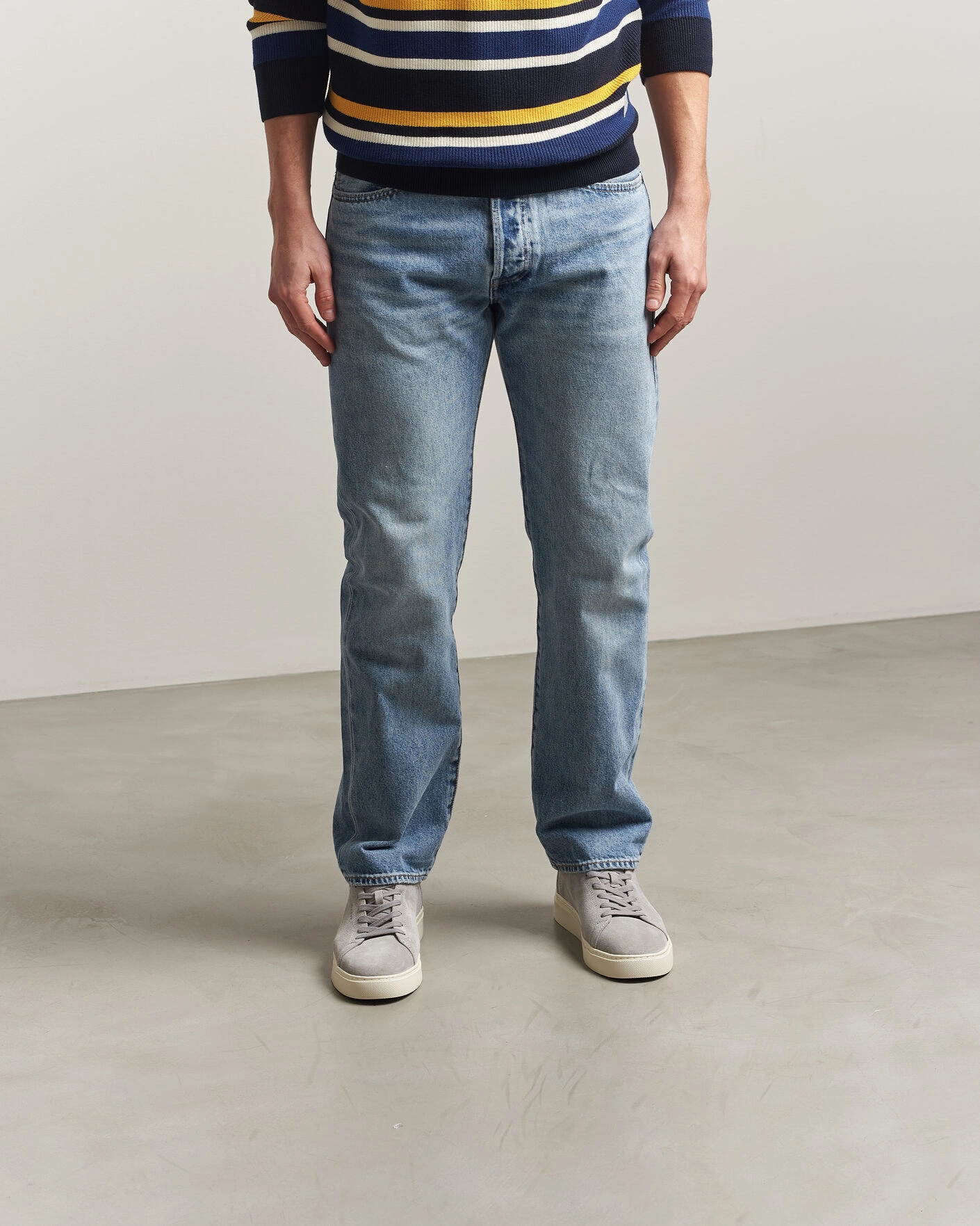 Herre | Sneakers | GANT | Mc Julien Suede Sneaker Light Grey