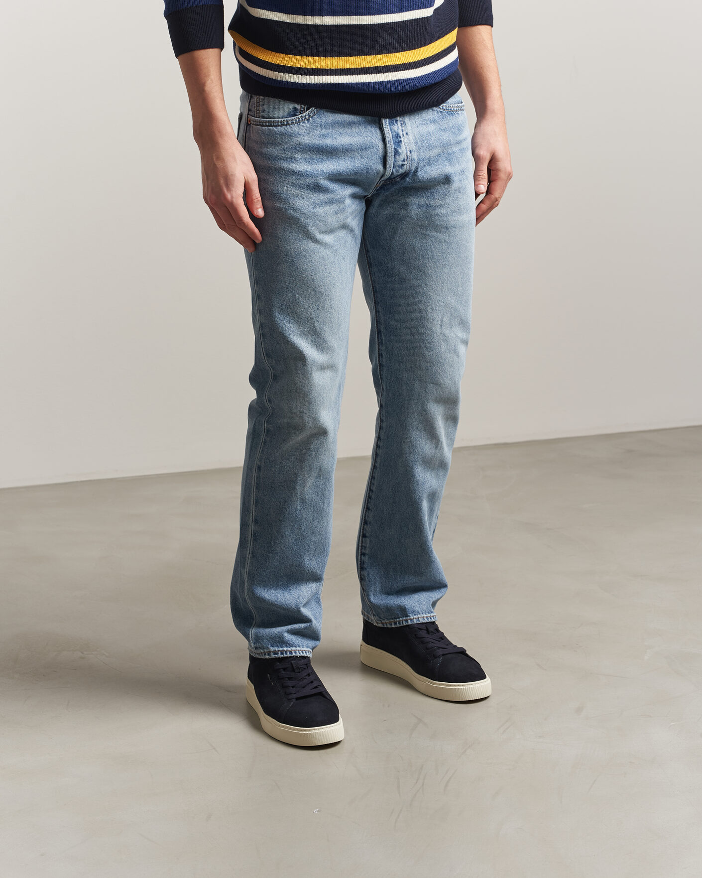 Herre | Sneakers | GANT | Mc Julien Suede Sneaker Dark Blue
