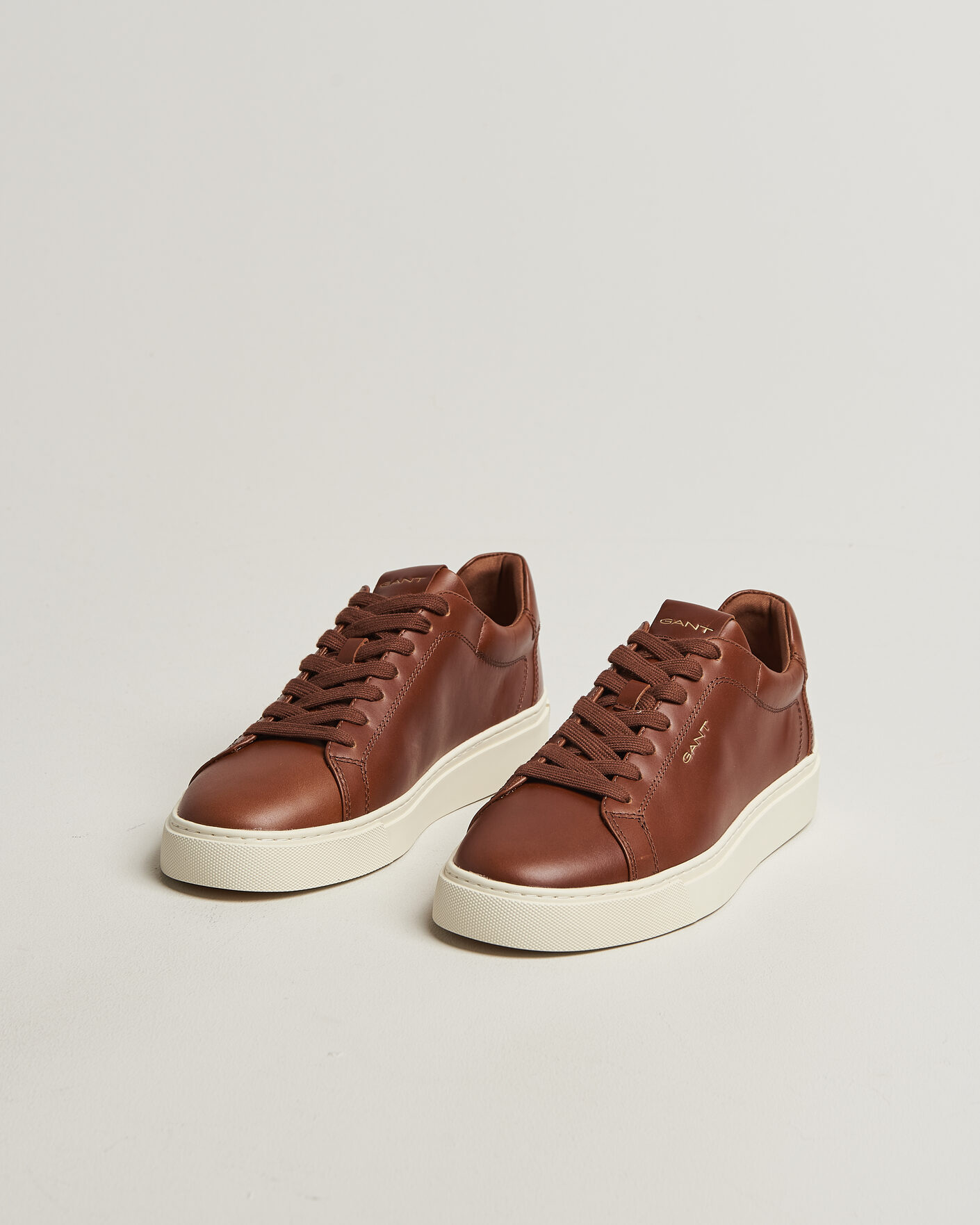 Herre | Sneakers | GANT | Mc Julien Leather Sneaker Dark Tan