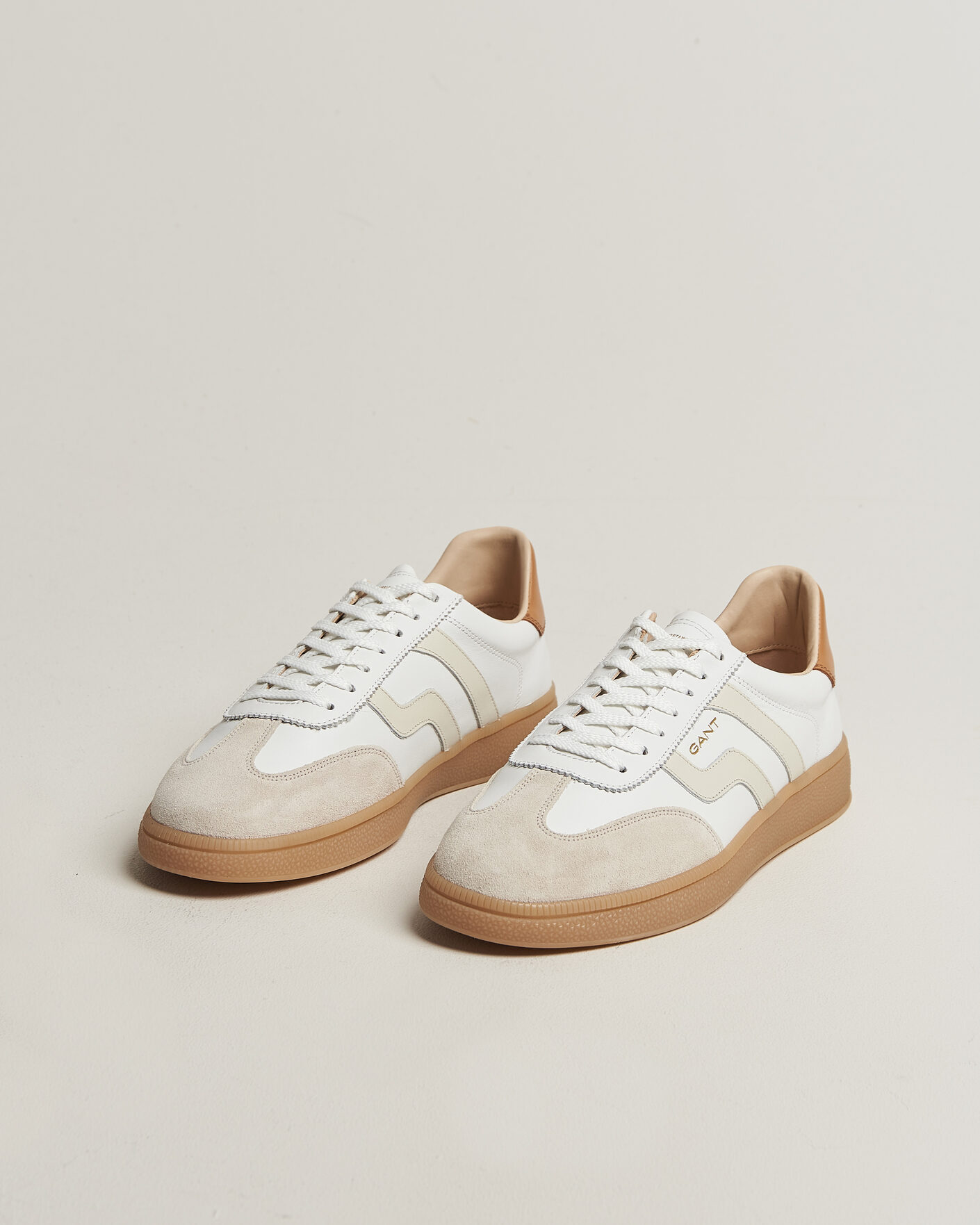 Herre | Sneakers | Gant | Cuzmo Leather/Suede Sneaker White