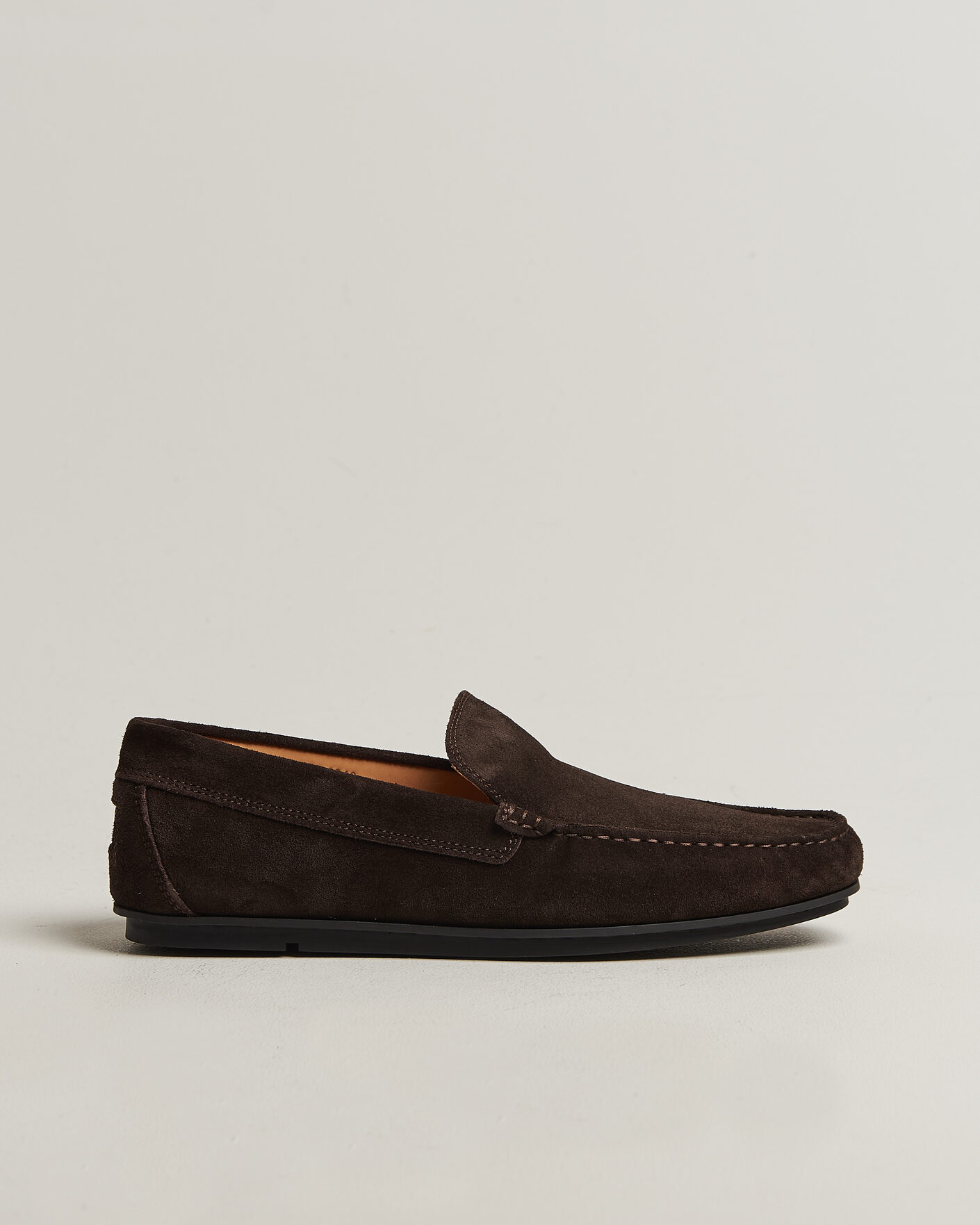 Herre | Mokkasiner | Gant | Wilmon Suede Car Shoe Dark Brown