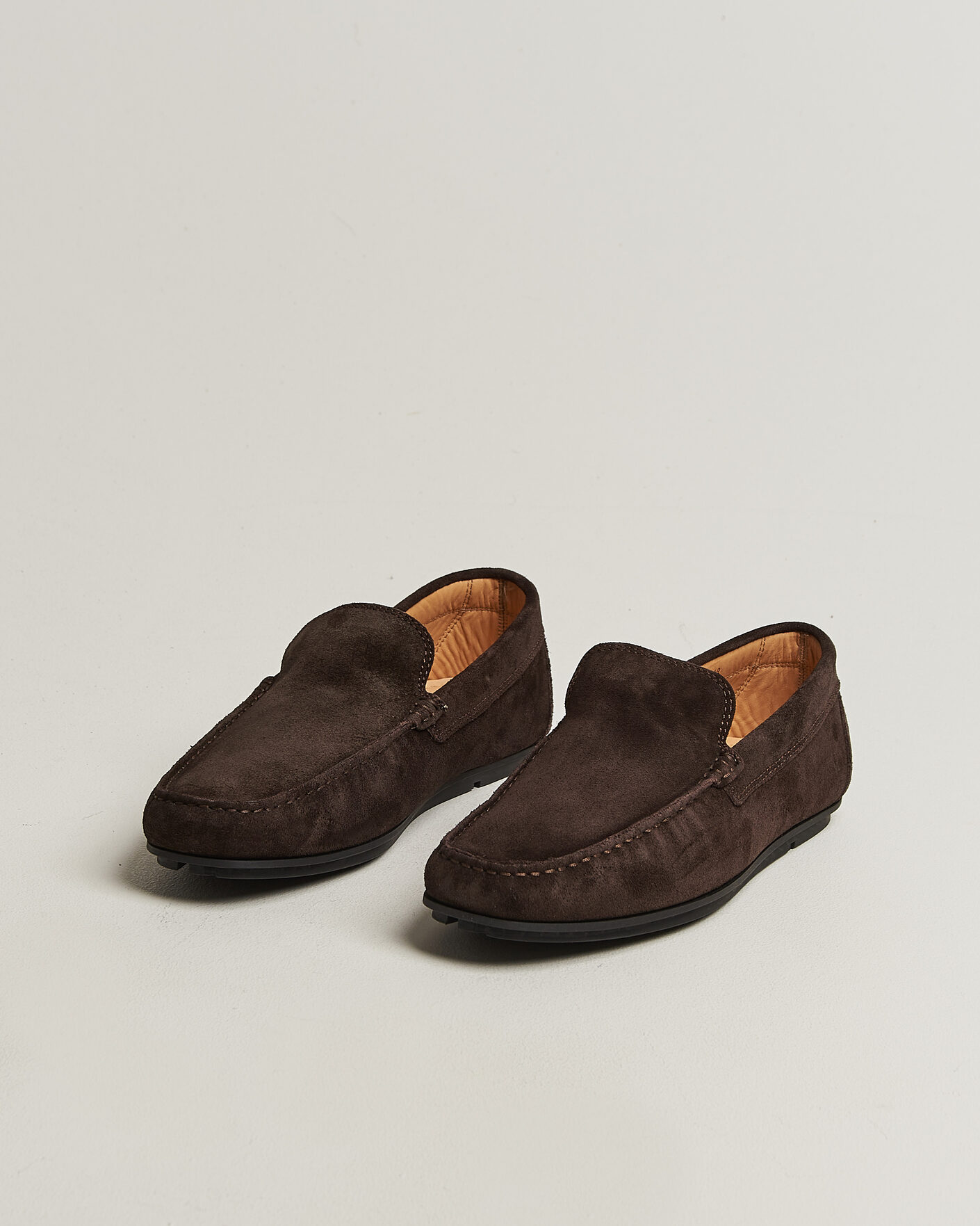Herre | Mokkasiner | Gant | Wilmon Suede Car Shoe Dark Brown