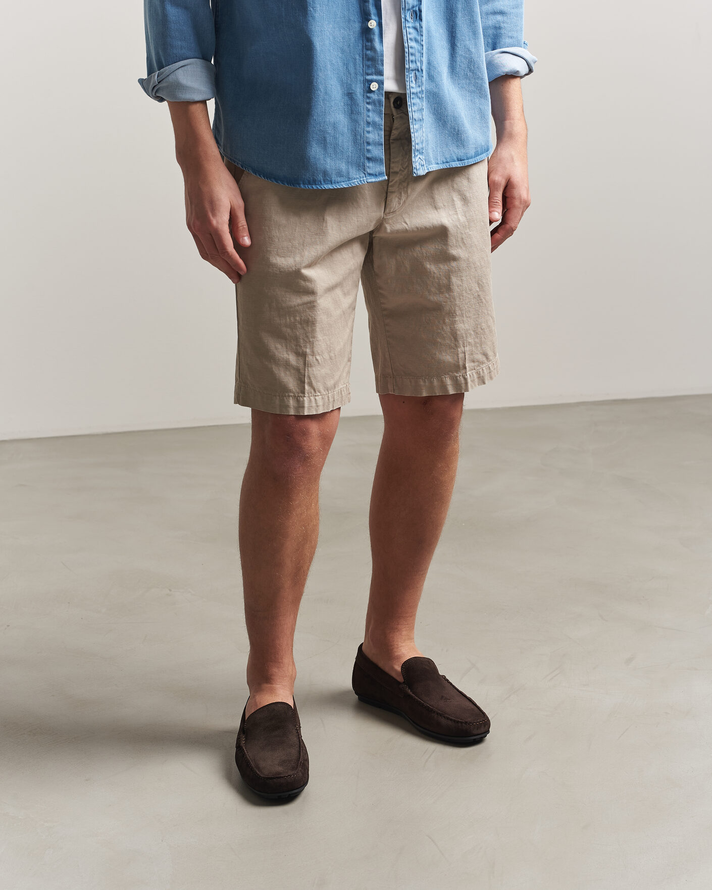 Herre | Mokkasiner | Gant | Wilmon Suede Car Shoe Dark Brown