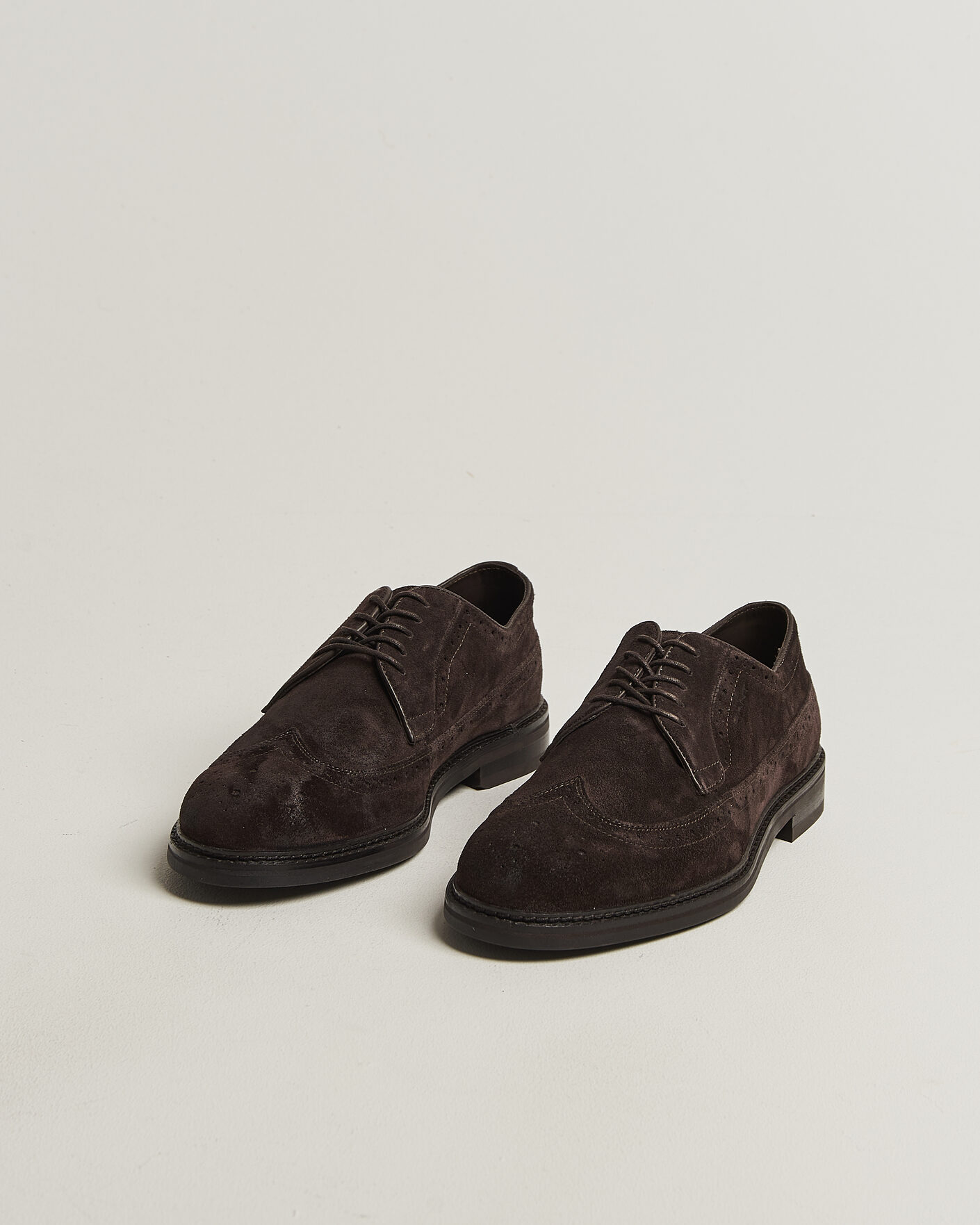 Herre | Brogues | Gant | Bidford Suede Brouge Dark Brown