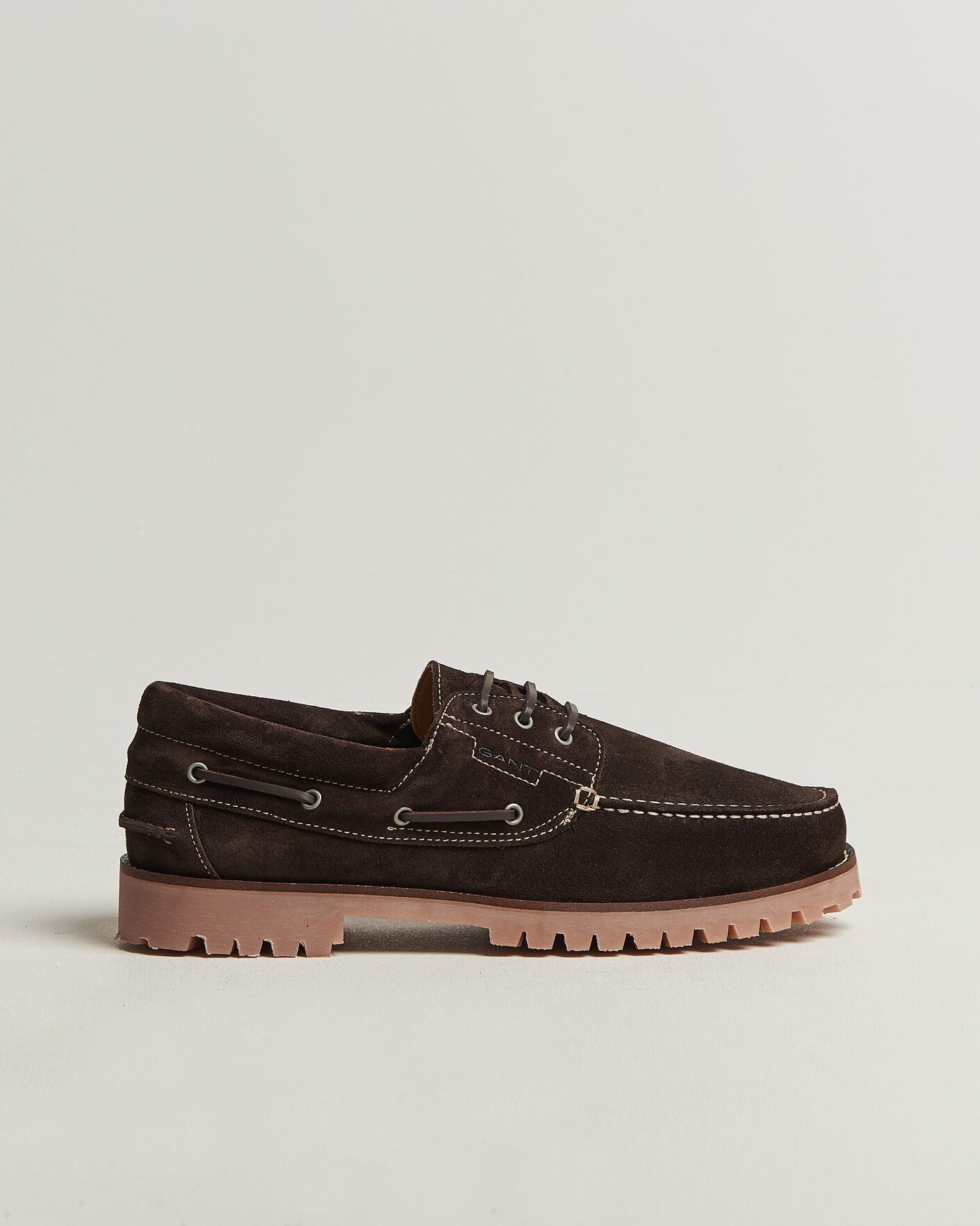 Herre | Sejlersko | GANT | Tratton Suede Boat Shoe Dark Brown