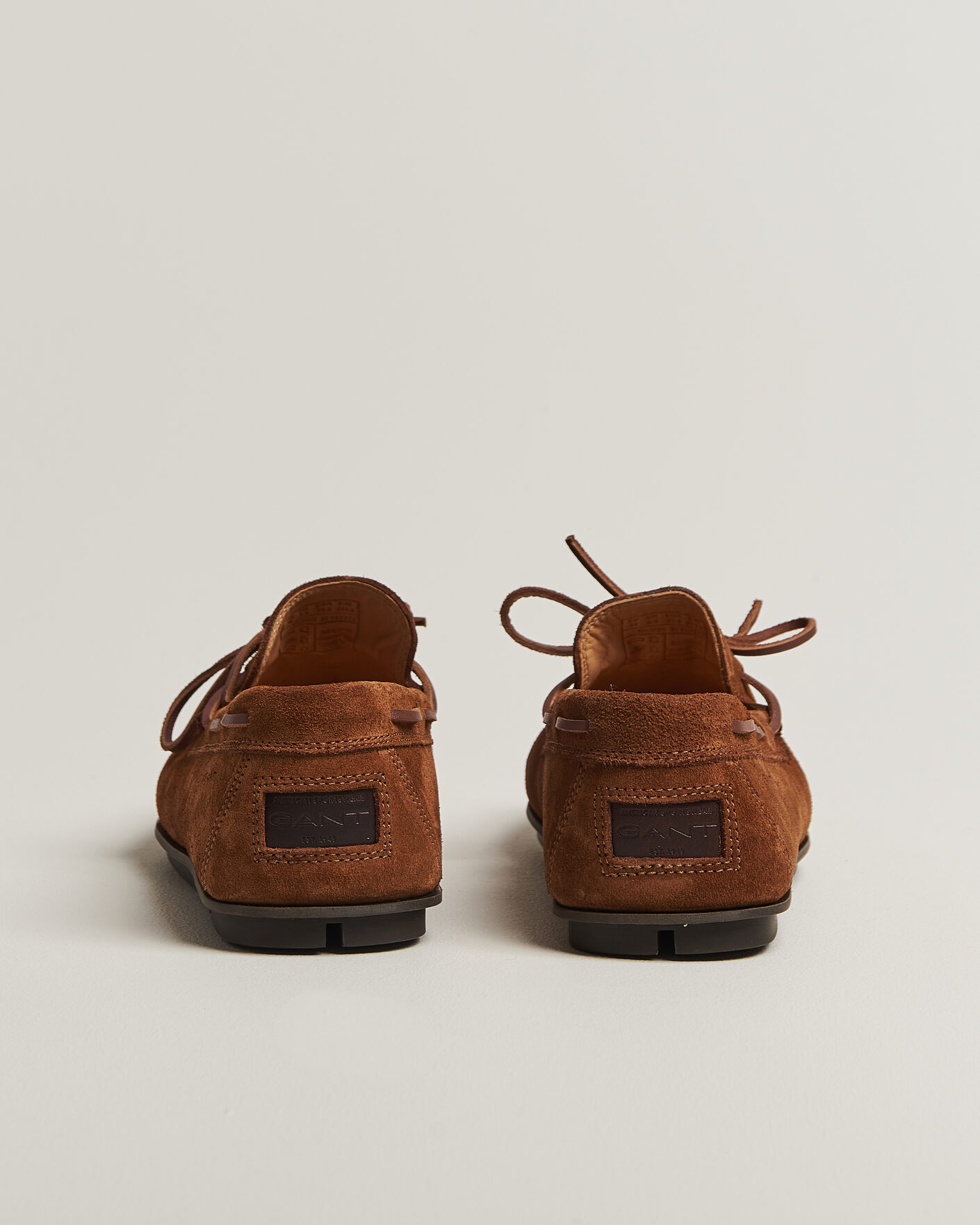 Herre | Mokkasiner | Gant | Wilmon Laced Suede Car Shoe Cognac
