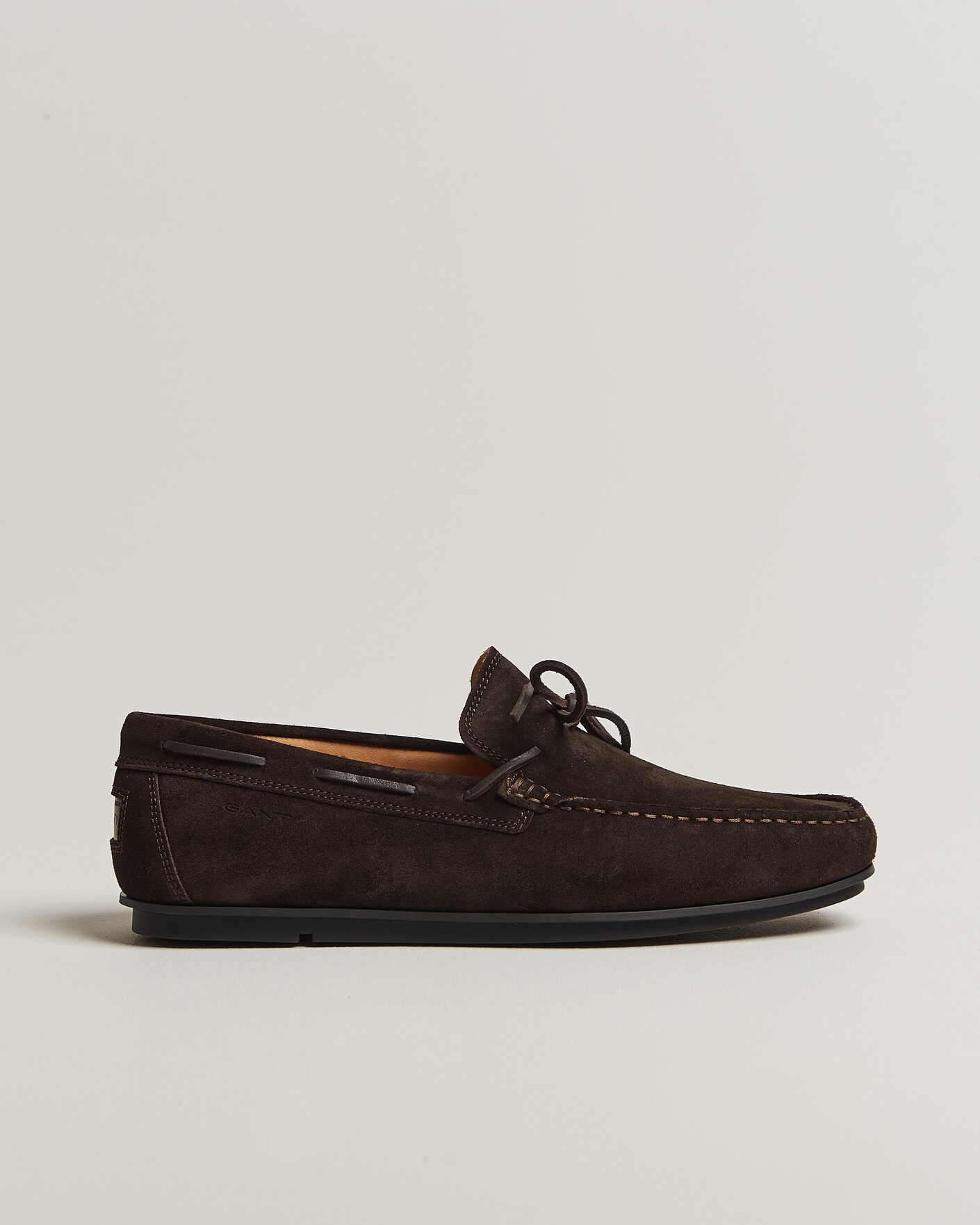 Herre | Mokkasiner | Gant | Wilmon Laced Suede Car Shoe Dark Brown
