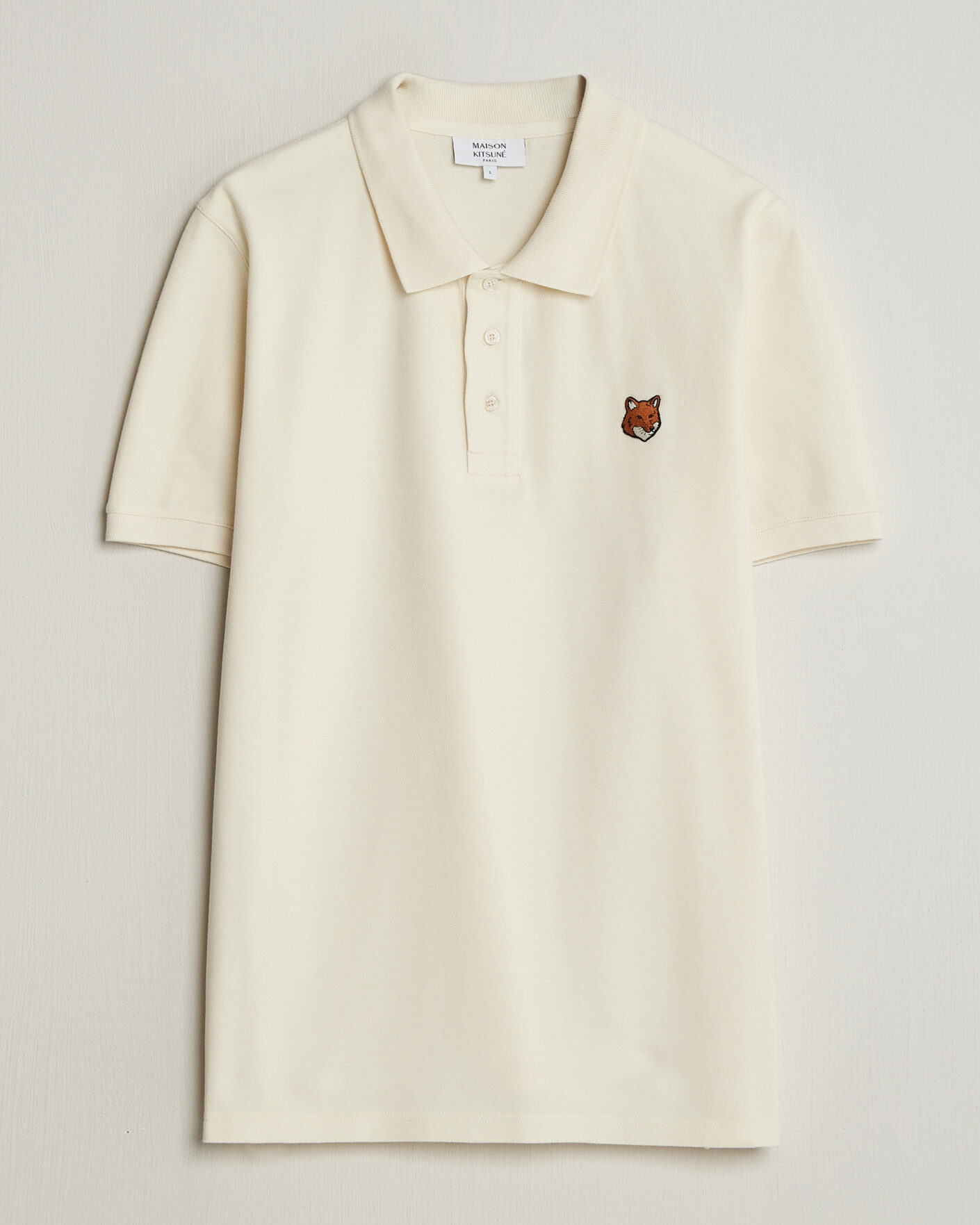 Herre | Polotrøjer | Maison Kitsuné | Fox Head Polo Noble Beige