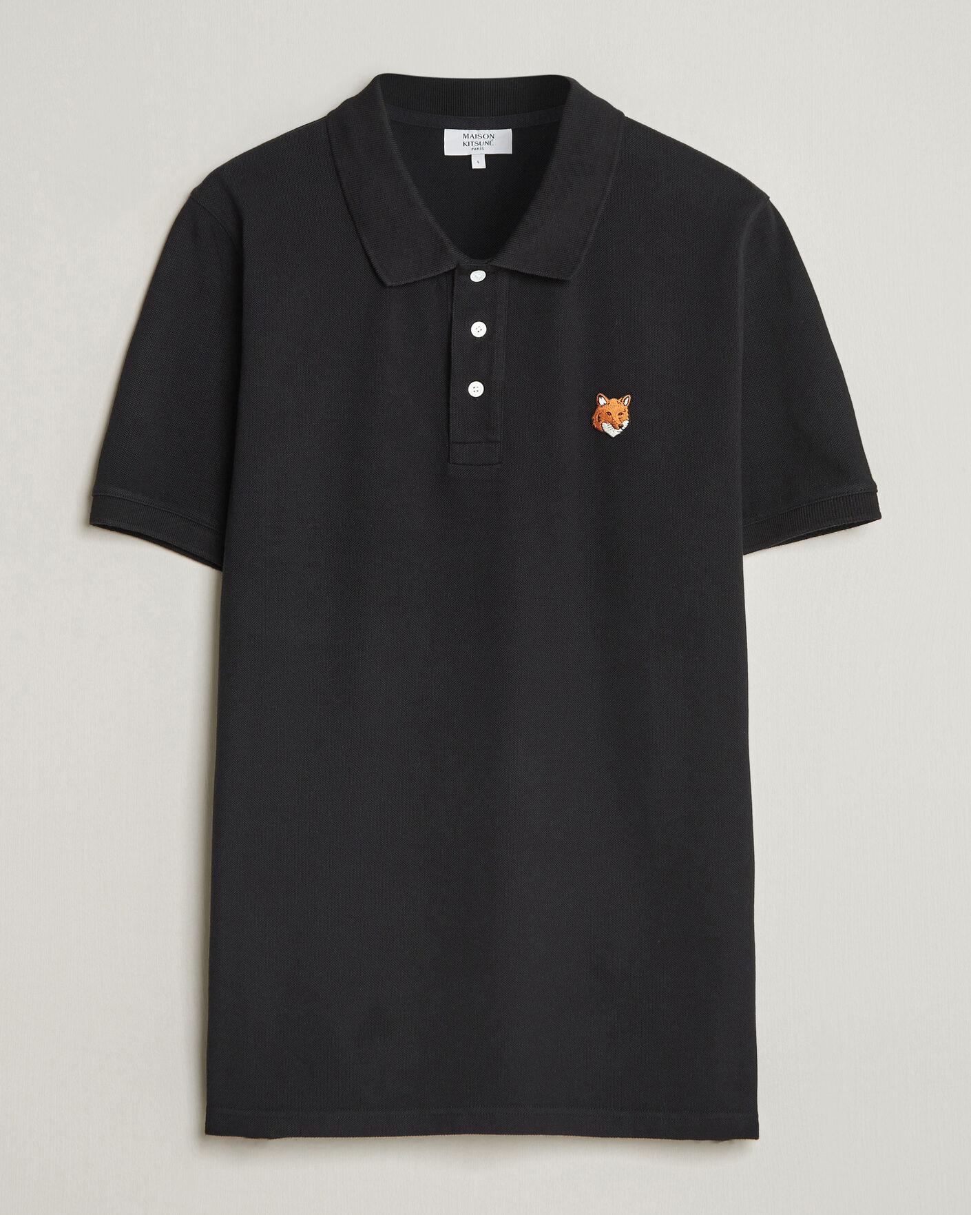 Herre | Polotrøjer | Maison Kitsuné | Fox Head Polo Black