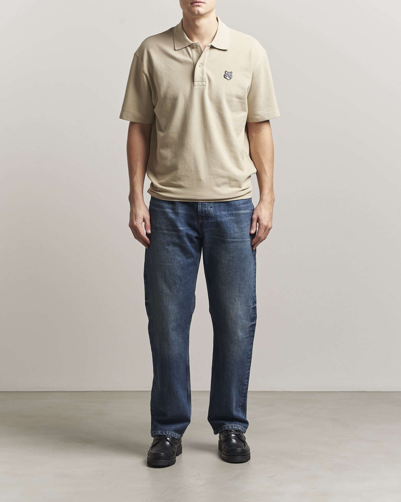 Herre | Polotrøjer | Maison Kitsuné | Bold Fox Head Polo Tea Leaf