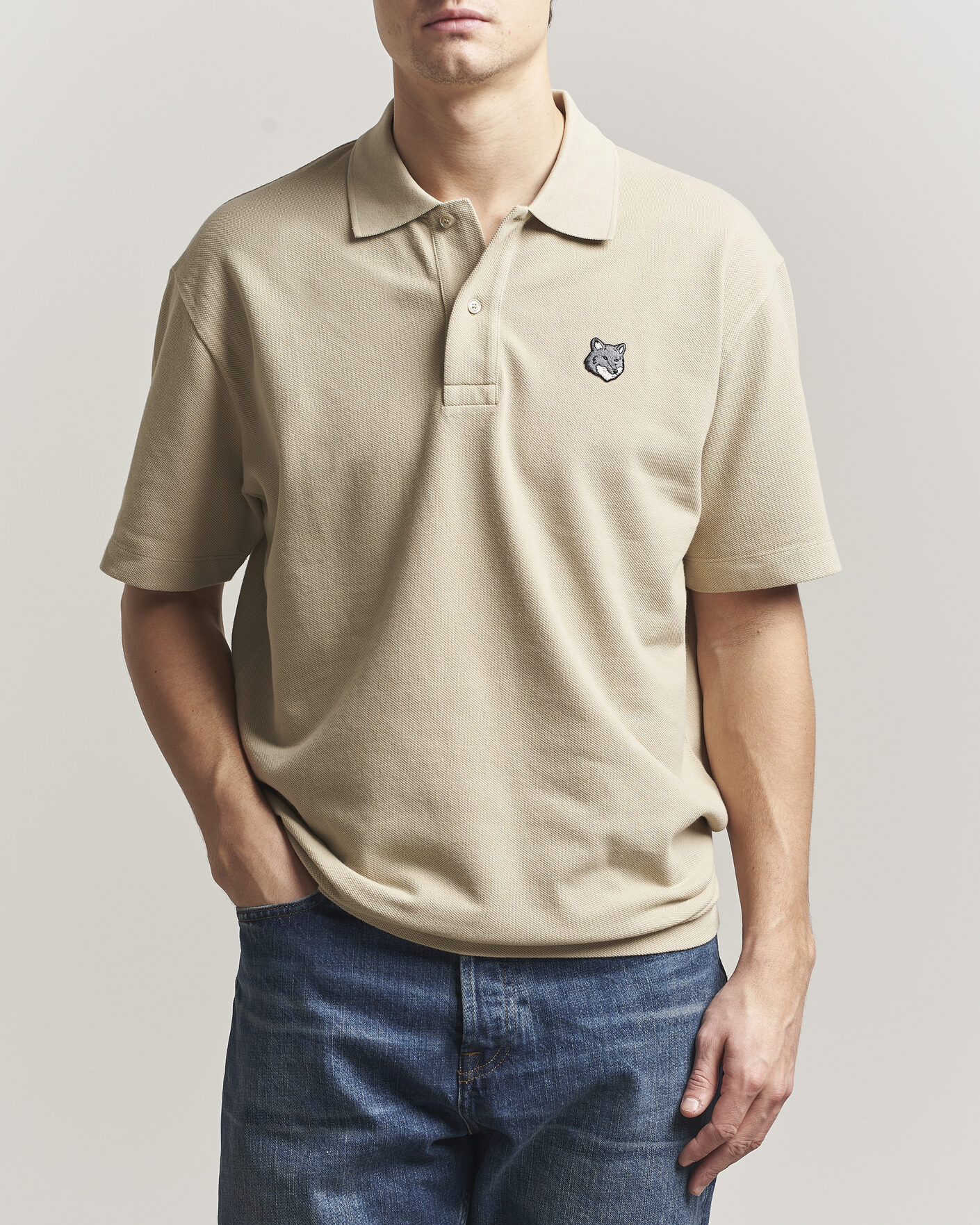 Herre | Polotrøjer | Maison Kitsuné | Bold Fox Head Polo Tea Leaf