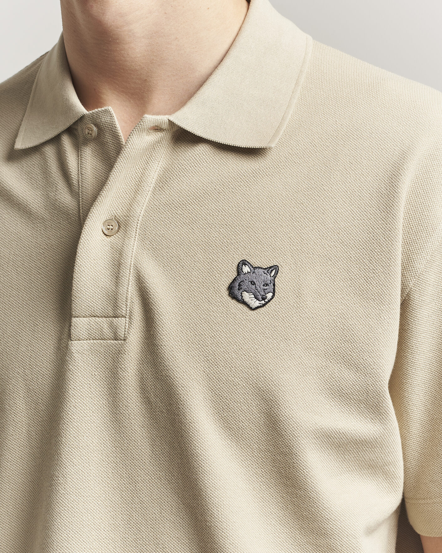 Herre | Polotrøjer | Maison Kitsuné | Bold Fox Head Polo Tea Leaf