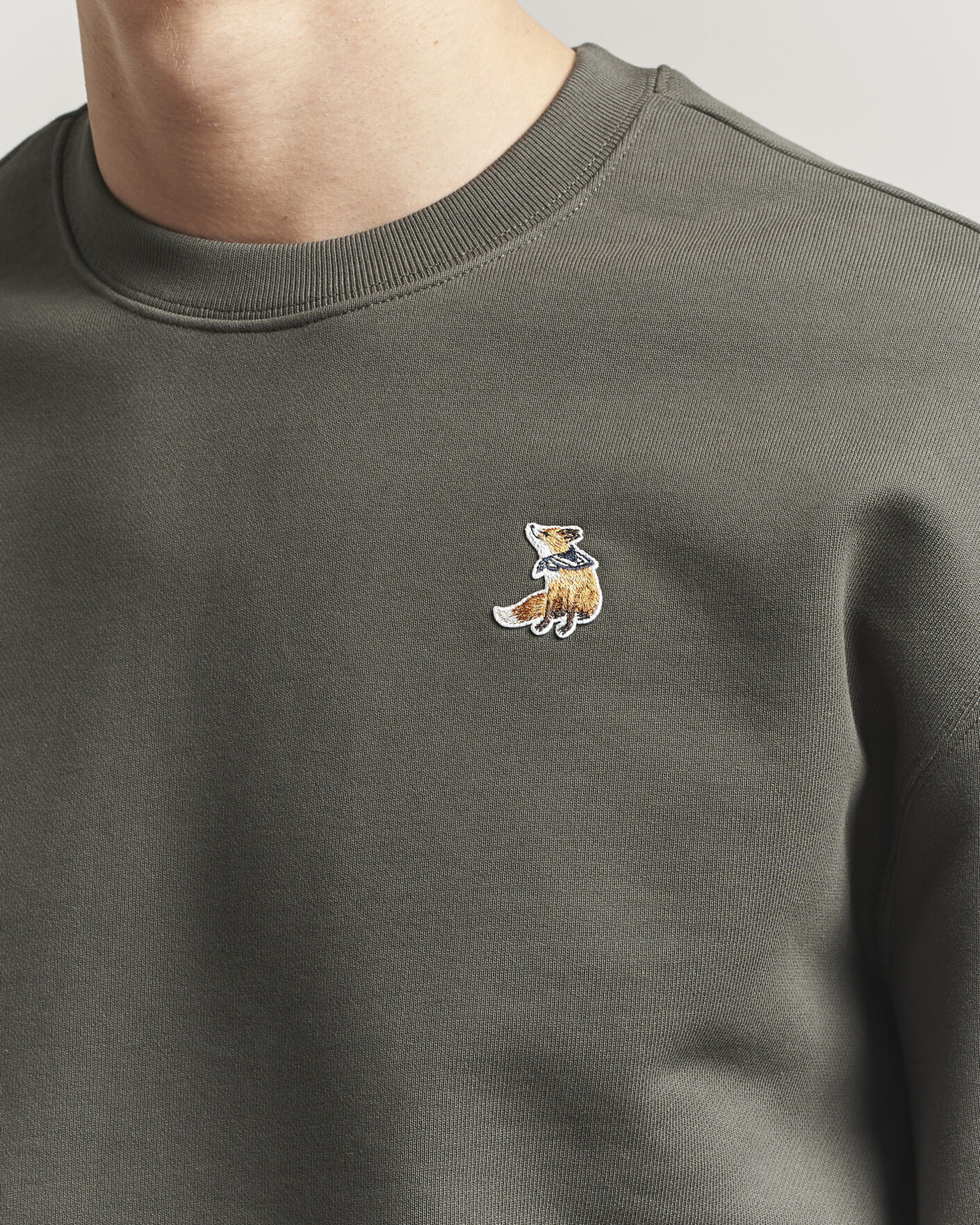 Herre | Trøjer | Maison Kitsuné | Dreaming Fox Sweatshirt Beluga