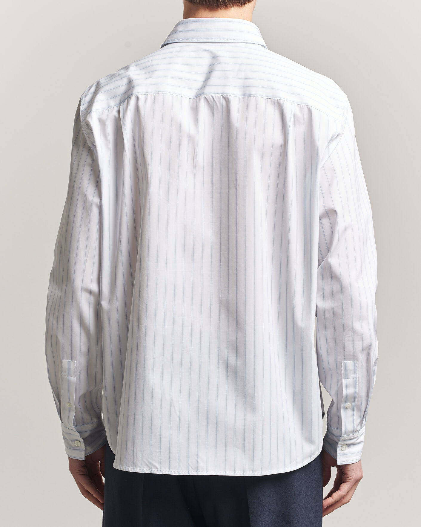 Herre | Skjorter | Maison Kitsuné | Casual Striped Shirt Blue/White