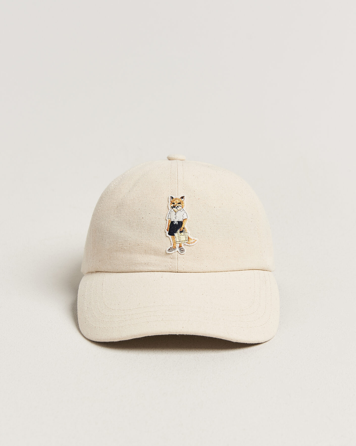 Herre | Hatte & kasketter | Maison Kitsuné | Dressed Fox Cap Noble Beige