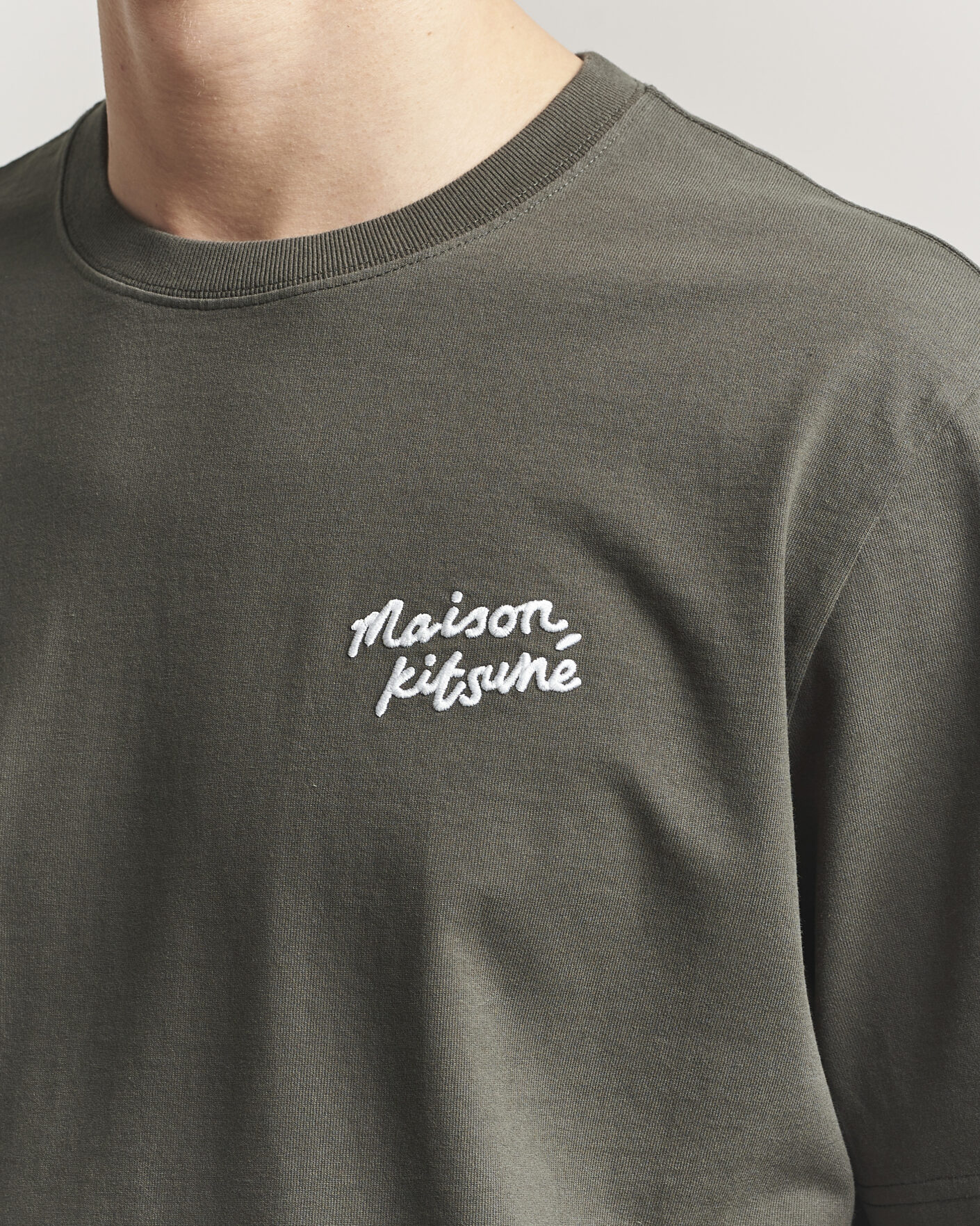 Herre | T-Shirts | Maison Kitsuné | Handwriting T-Shirt Beluga