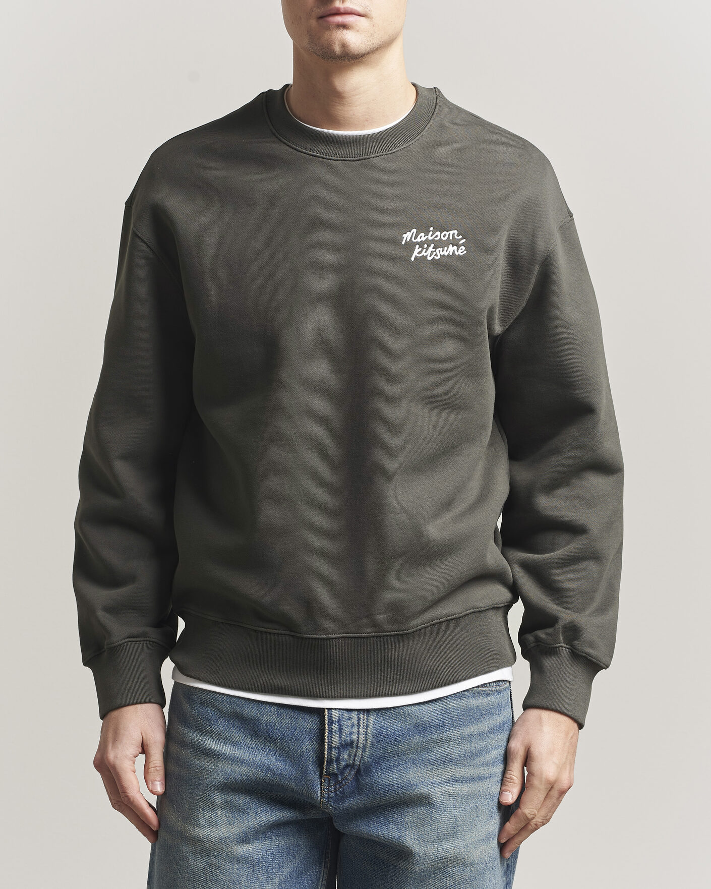 Herre | Trøjer | Maison Kitsuné | Handwriting Sweatshirt Beluga