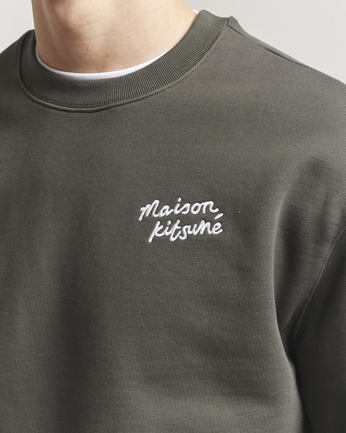 Herre | Trøjer | Maison Kitsuné | Handwriting Sweatshirt Beluga