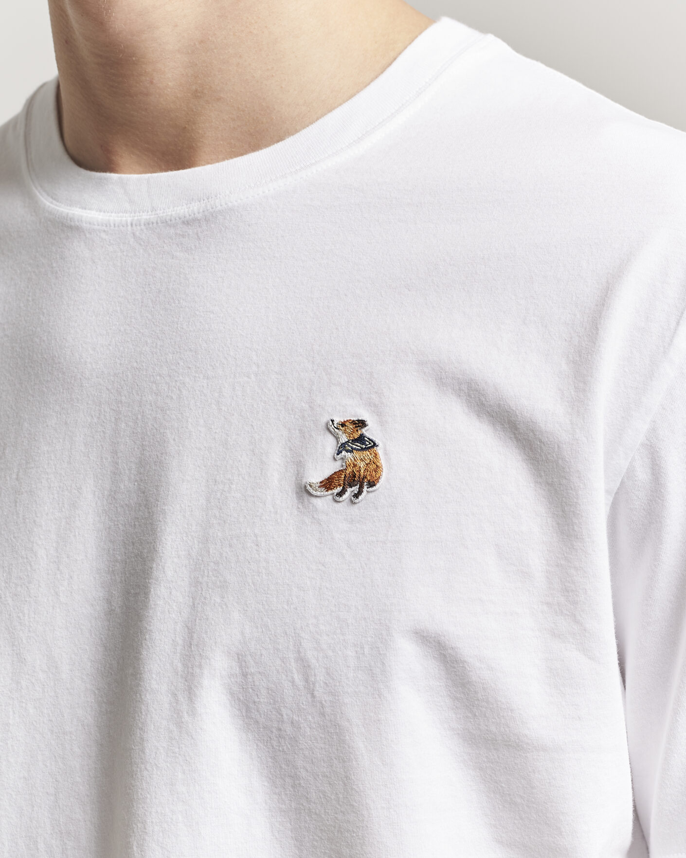 Herre | T-Shirts | Maison Kitsuné | Dreaming Fox T-Shirt White