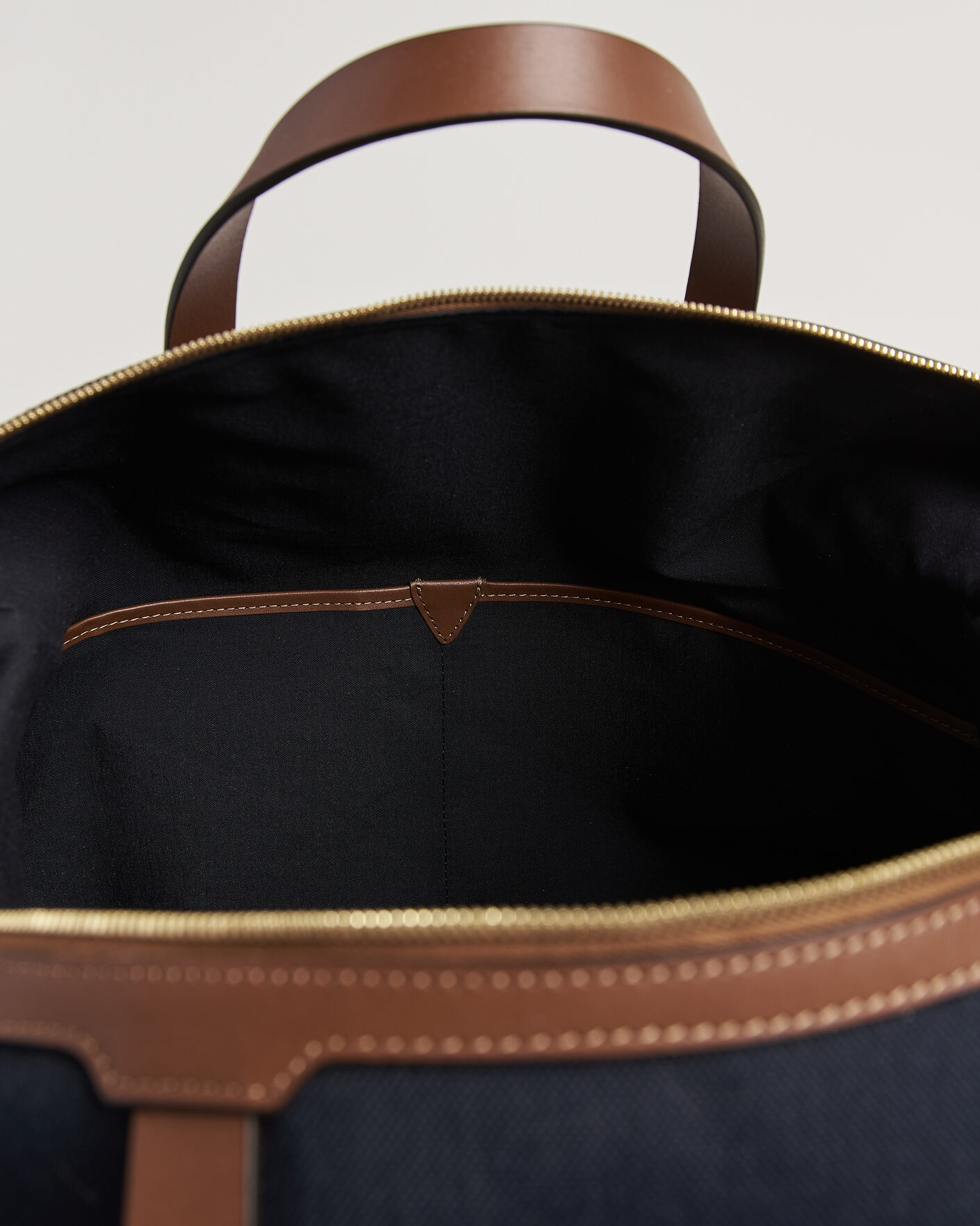 Herre | Tasker | Mismo | M/S Avail 48h Nylon Weekendbag Deep Sea Blue/Cuoio