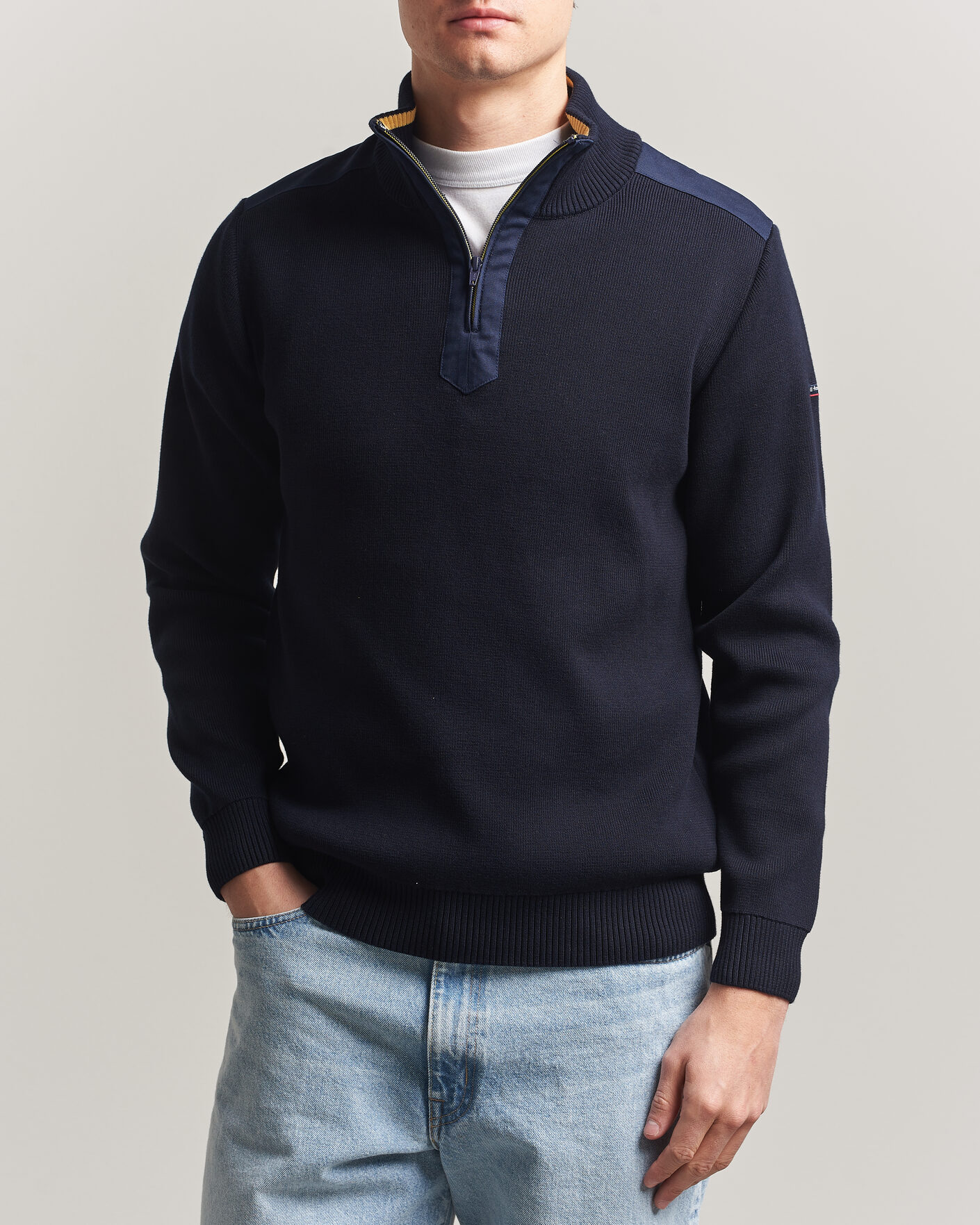 Herre | Trøjer | Armor-lux | Workwear Half Zip Marine Deep
