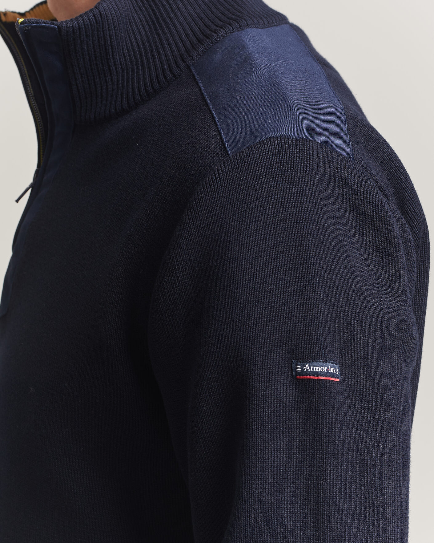 Herre | Trøjer | Armor-lux | Workwear Half Zip Marine Deep