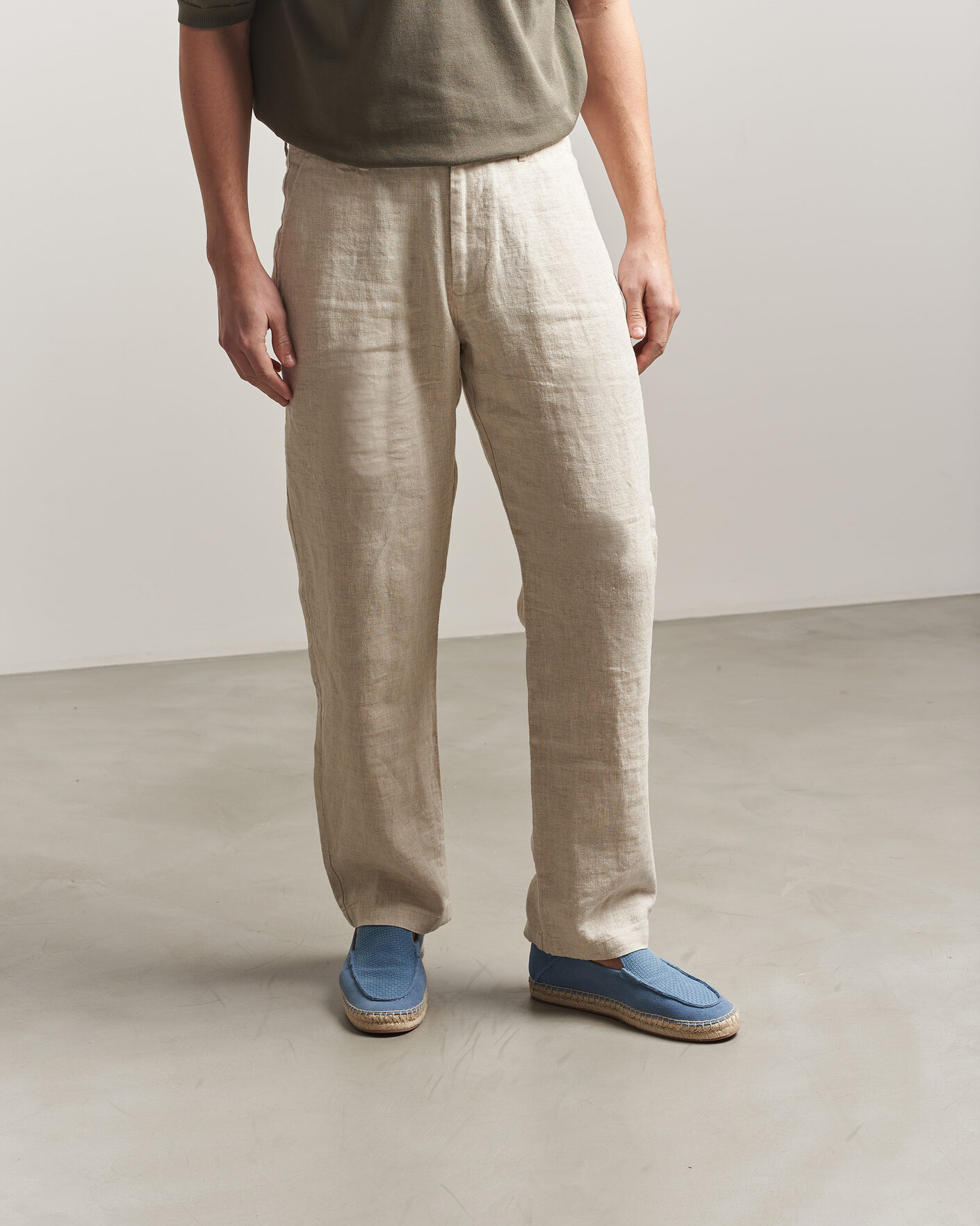 Herre | Espadrillos | BOSS BLACK | Madeira Suede Espadrilles Open Blue