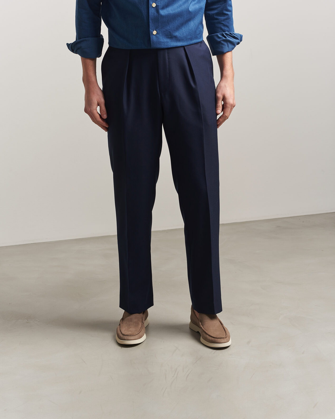 Herre | Loafers | BOSS BLACK | Sienne Suede Loafer Medium Beige