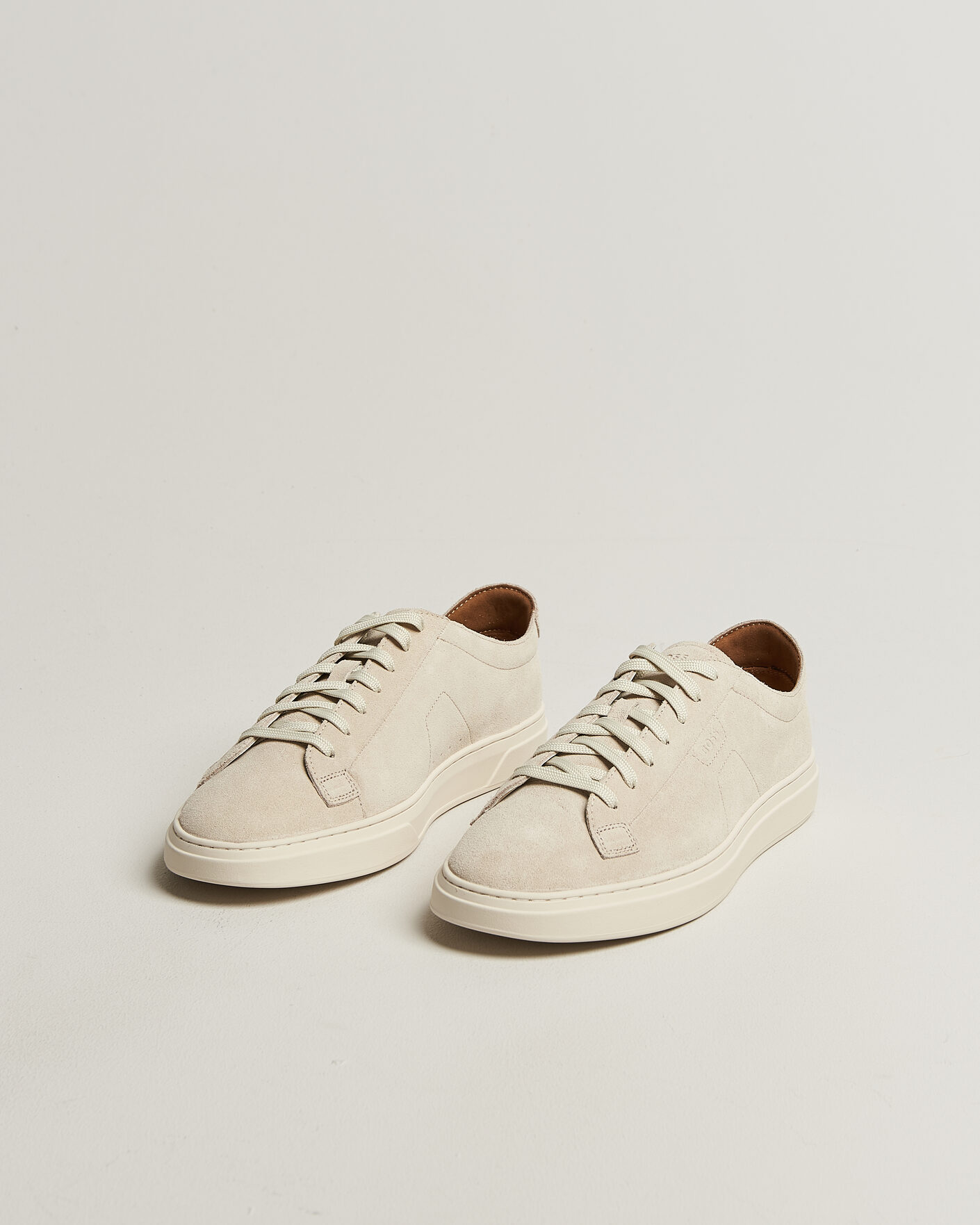 Herre | Sneakers | BOSS BLACK | Kieran Suede Sneaker Open White