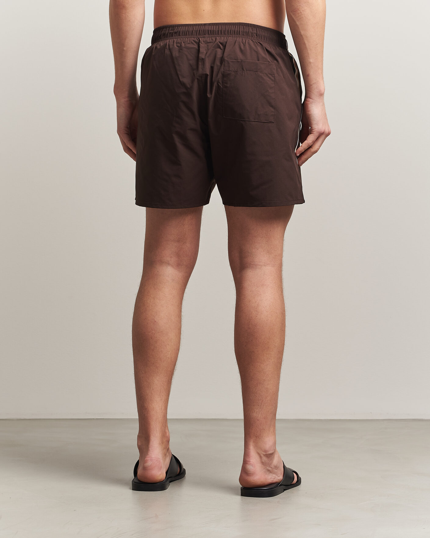 Herre | Badebukser | BOSS BLACK | Iconic Swimshorts Dark Brown