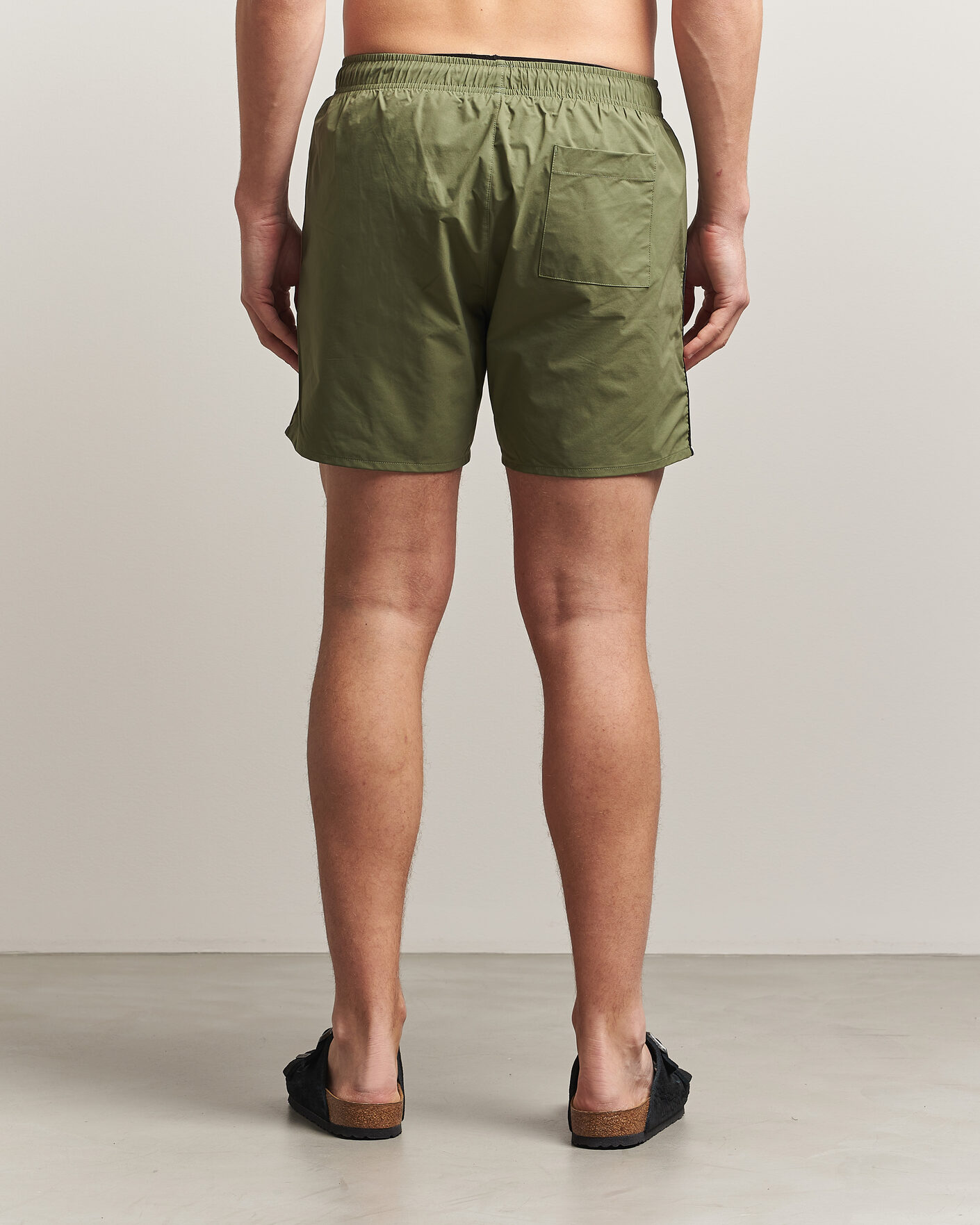 Herre | Badebukser | BOSS BLACK | Iconic Swimshorts Open Green