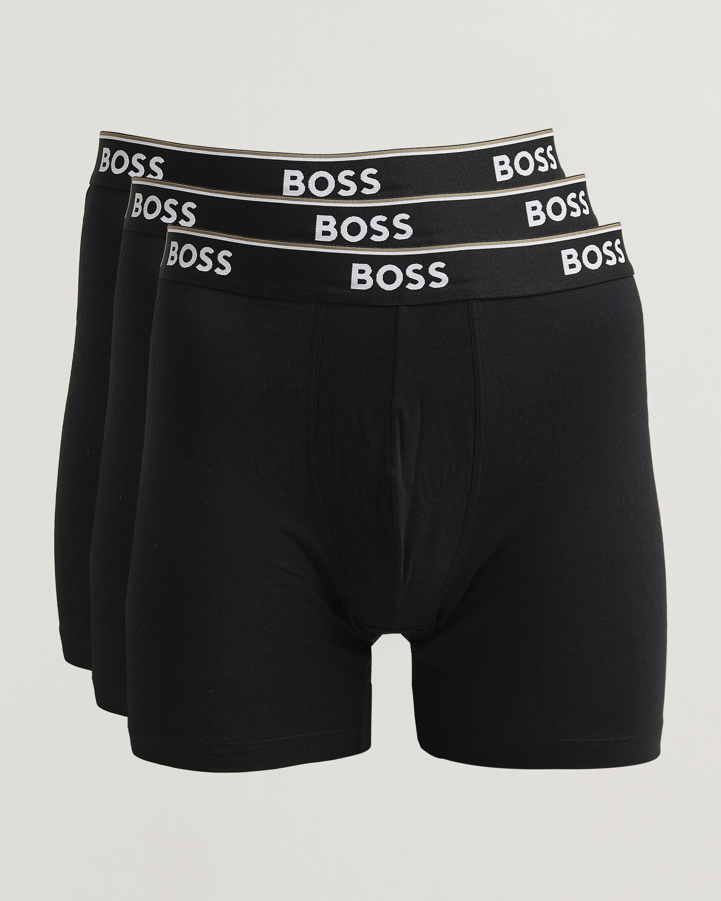 Herre | Undertøj | BOSS BLACK | 3-Pack Long Leg Boxer Black