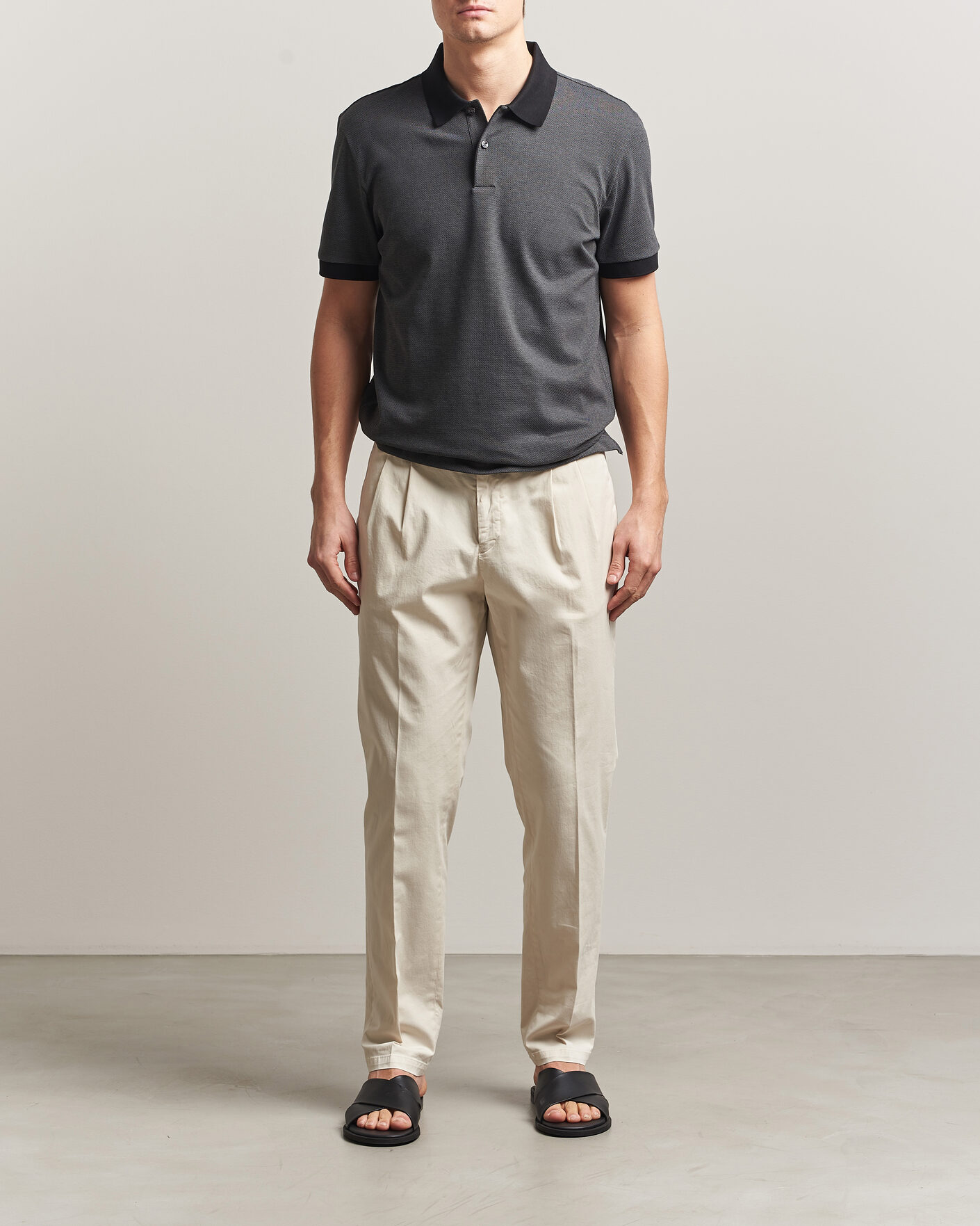 Herre | Polotrøjer | BOSS BLACK | Parlay Jersey Polo Black