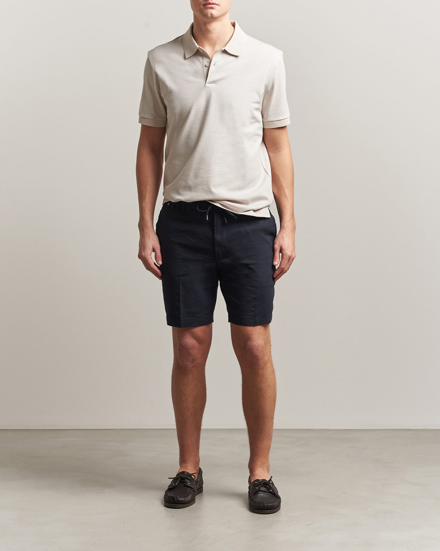Herre | Polotrøjer | BOSS BLACK | Parlay Jersey Polo Open Beige