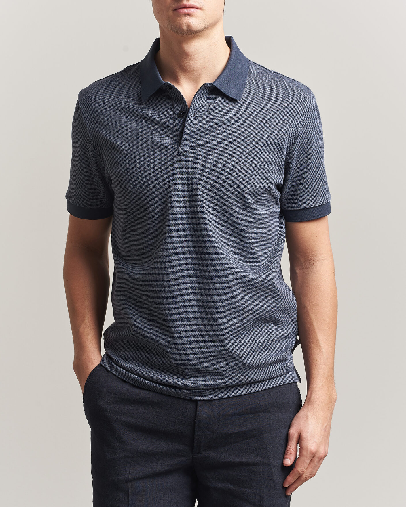 Herre | Polotrøjer | BOSS BLACK | Parlay Jersey Polo Dark Blue