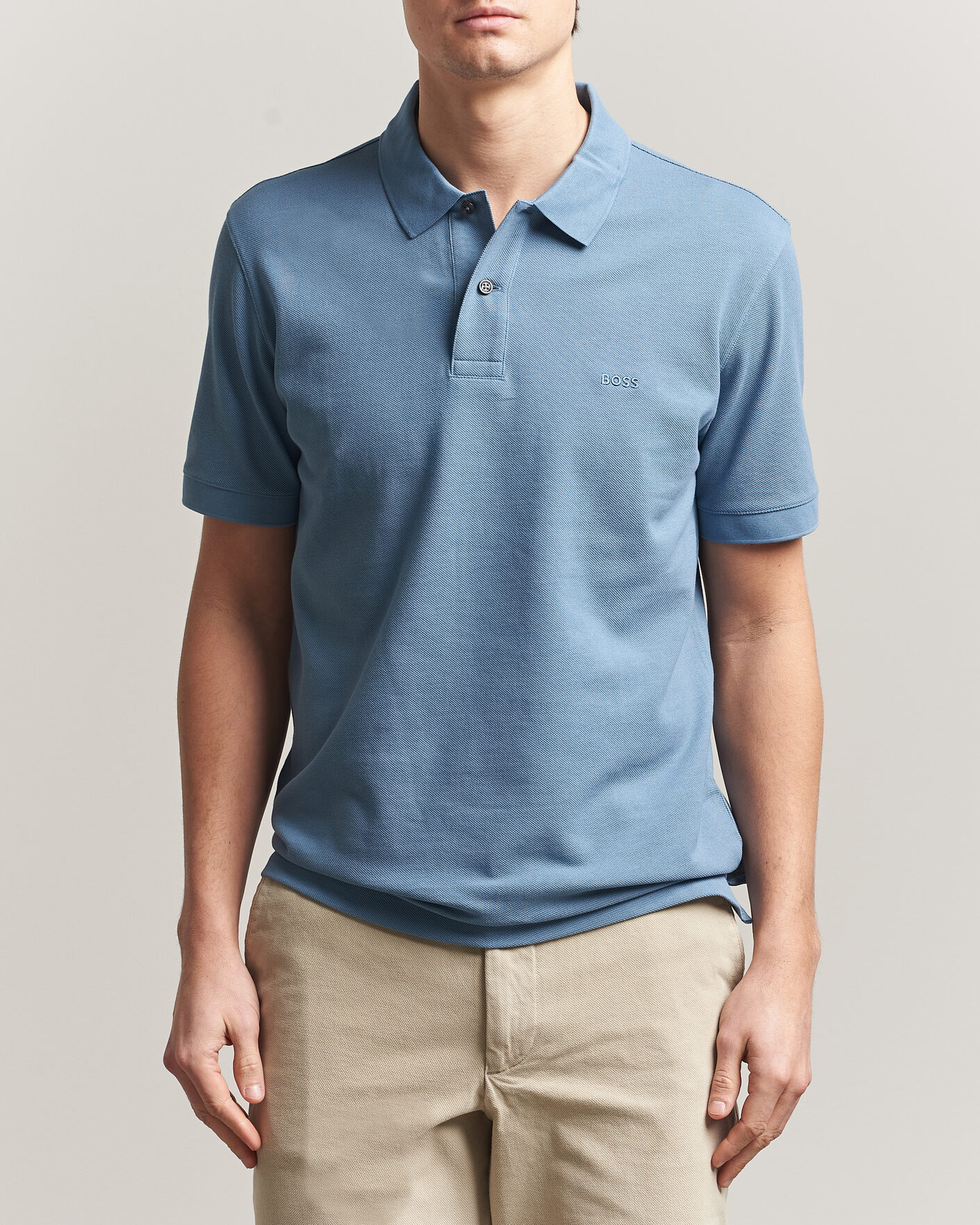 Herre | Polotrøjer | BOSS BLACK | Pallas Polo Light Blue