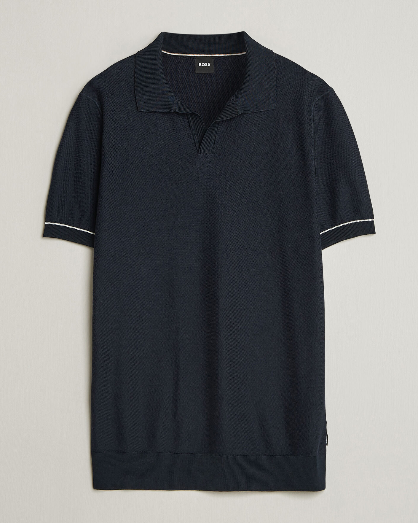 Herre | Polotrøjer | BOSS BLACK | Narciso Knitted Polo Dark Blue