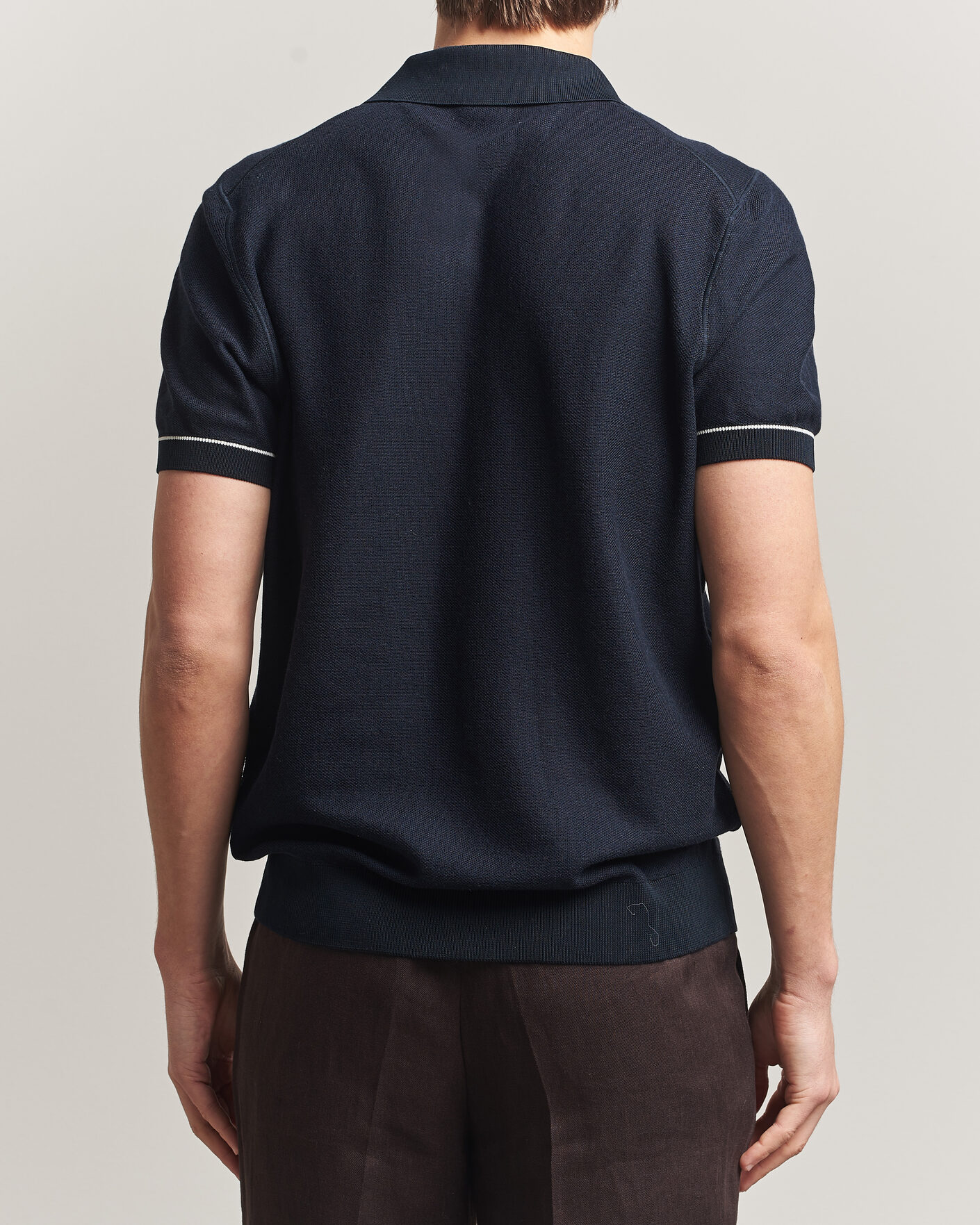 Herre | Polotrøjer | BOSS BLACK | Narciso Knitted Polo Dark Blue