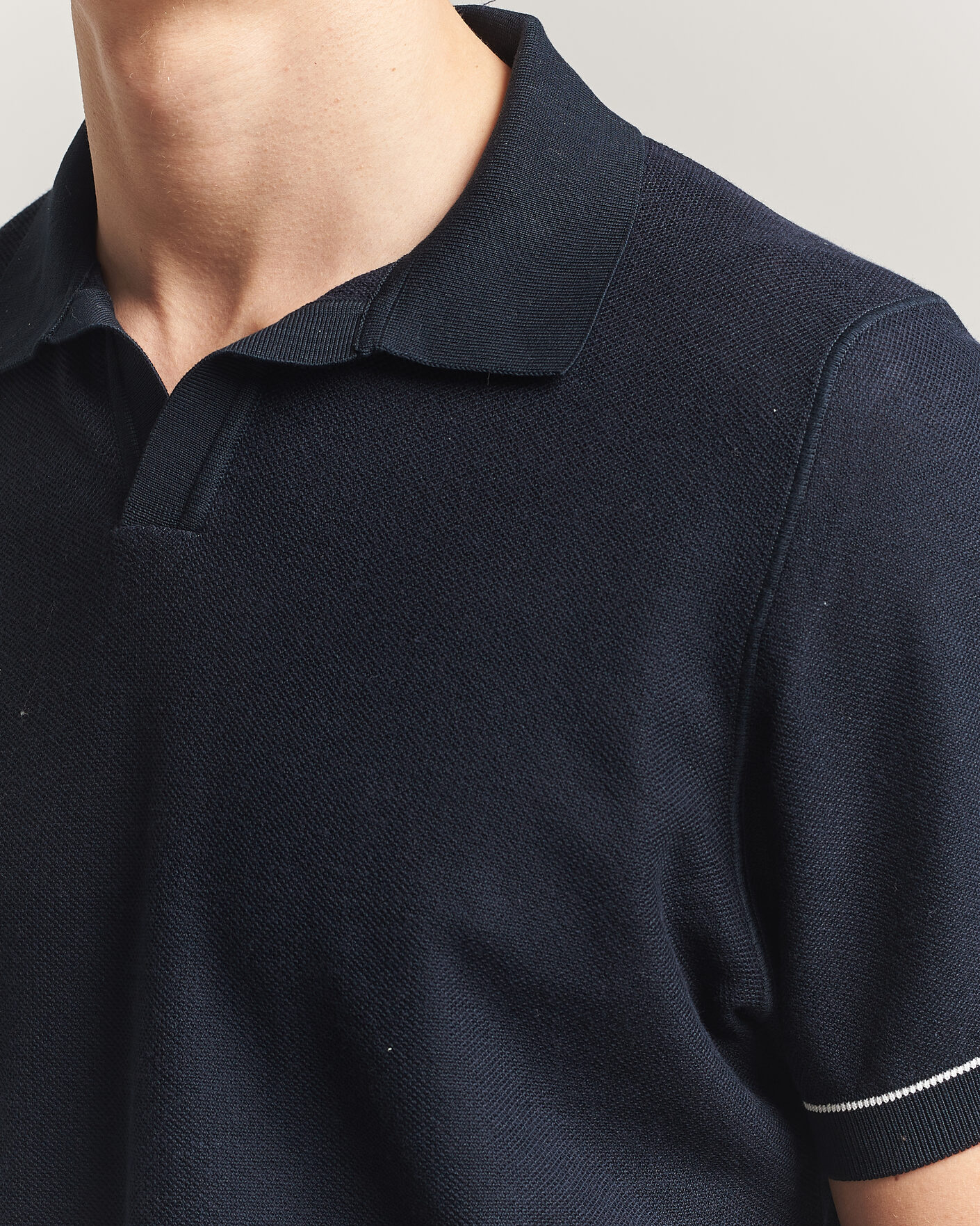 Herre | Polotrøjer | BOSS BLACK | Narciso Knitted Polo Dark Blue