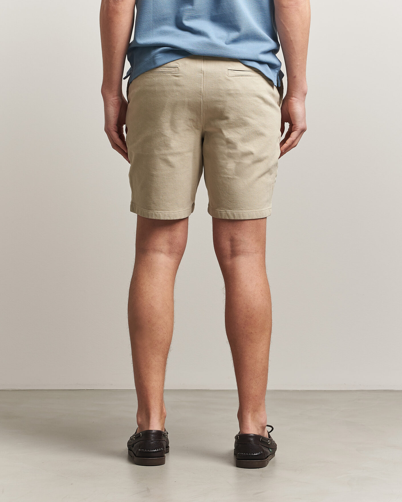 Herre | Shorts | BOSS BLACK | Kane Cotton Chino Shorts Open Beige