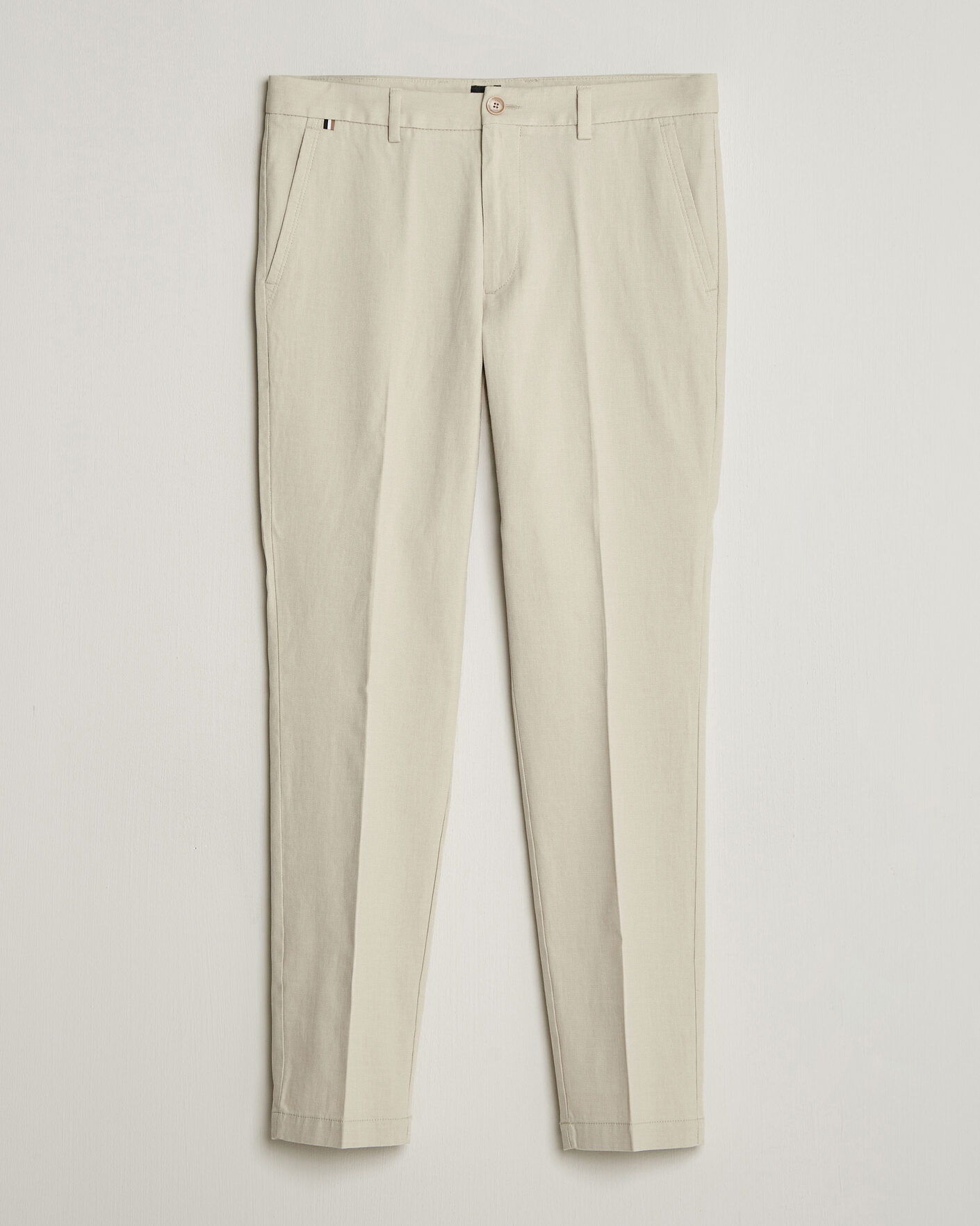 Herre | Bukser | BOSS BLACK | Kaiton Structured Chinos Open Beige