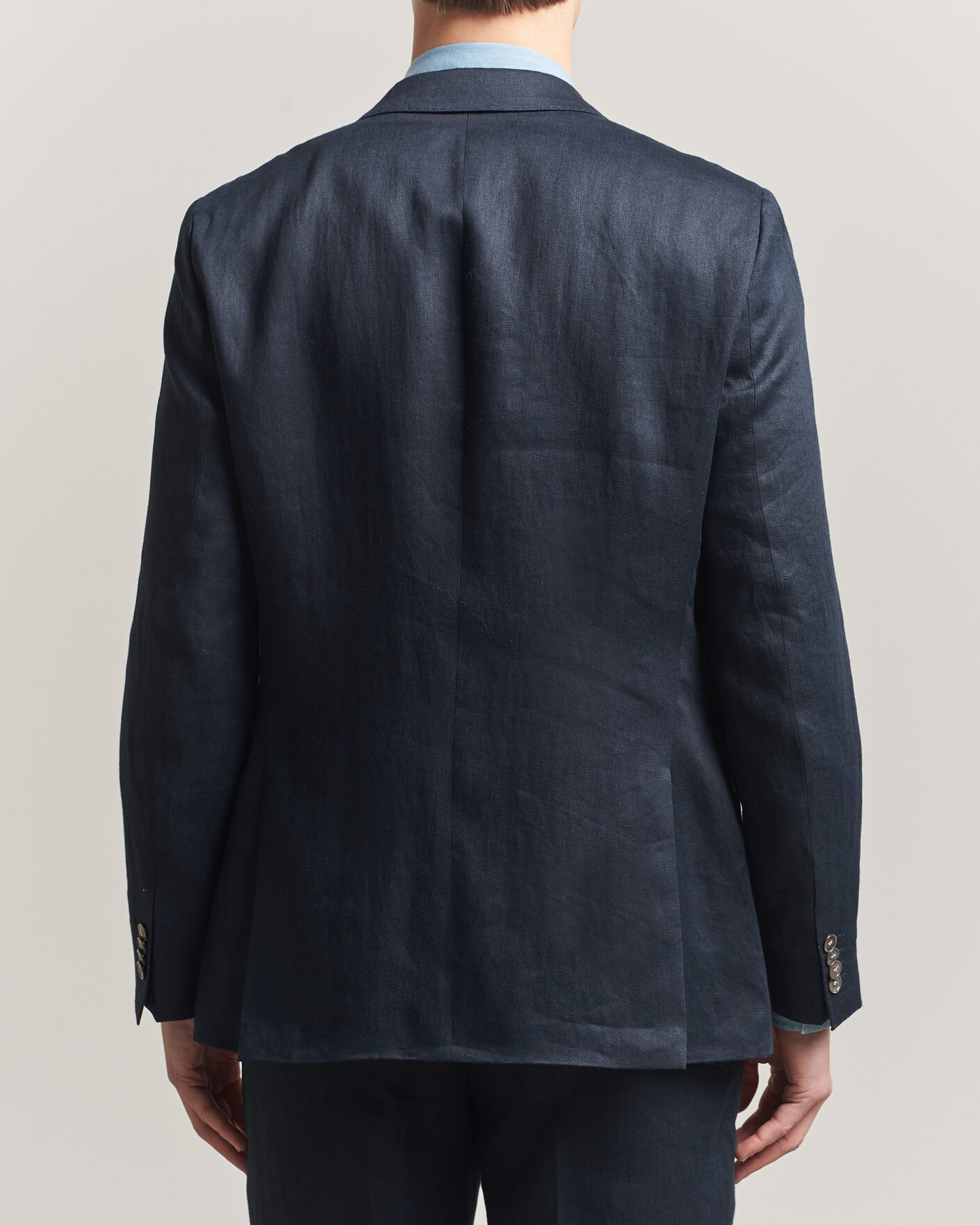Herre | Blazere & jakker | BOSS BLACK | Hutson Linen Suit Blazer Dark Blue