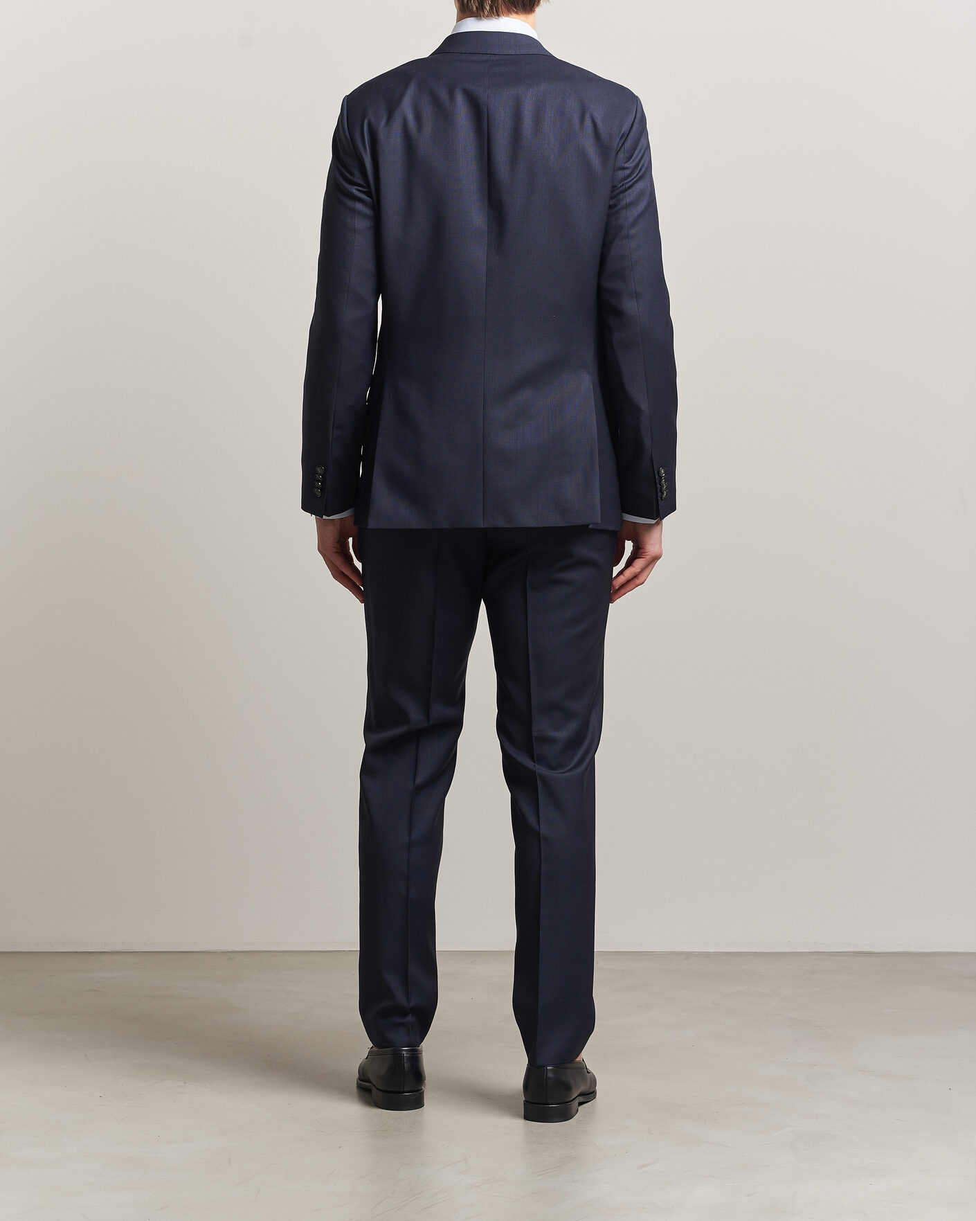 Herre | Jakkesæt | BOSS BLACK | Huge Wool Double Breasted Suit Dark Blue