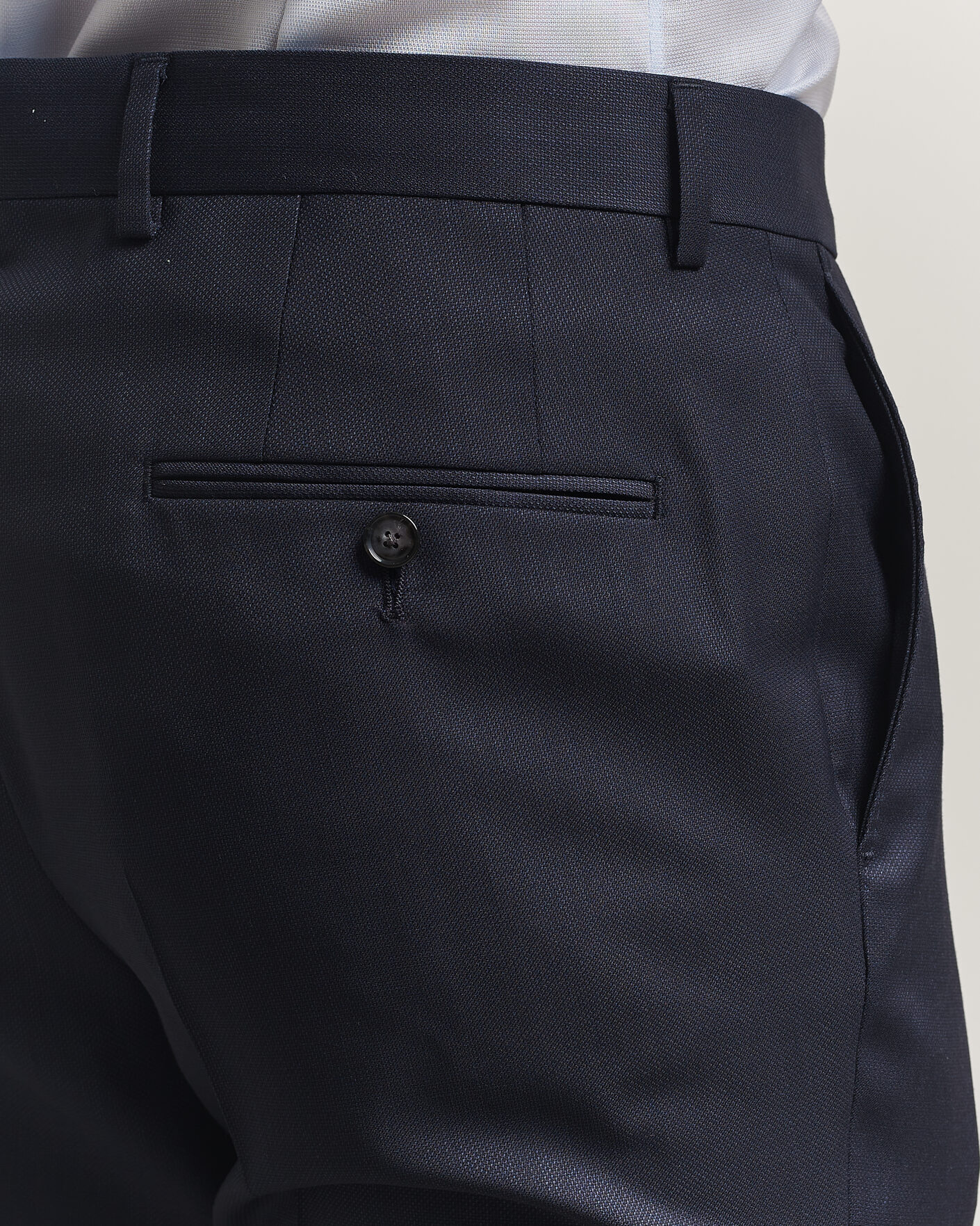 Herre | Jakkesæt | BOSS BLACK | Huge Wool Double Breasted Suit Dark Blue