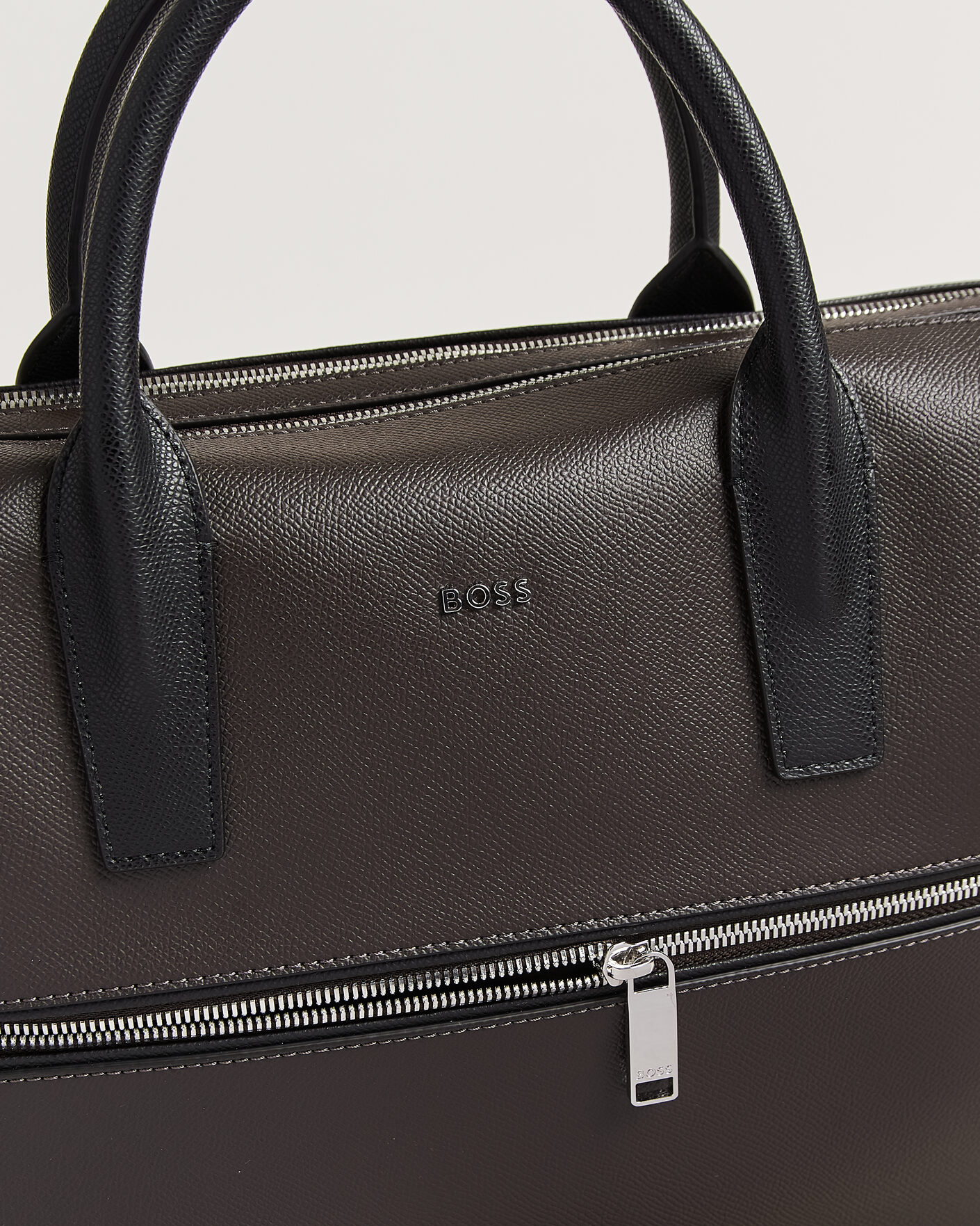 Herre | Tasker | BOSS BLACK | Daxter Leather Briefcase Dark Brown