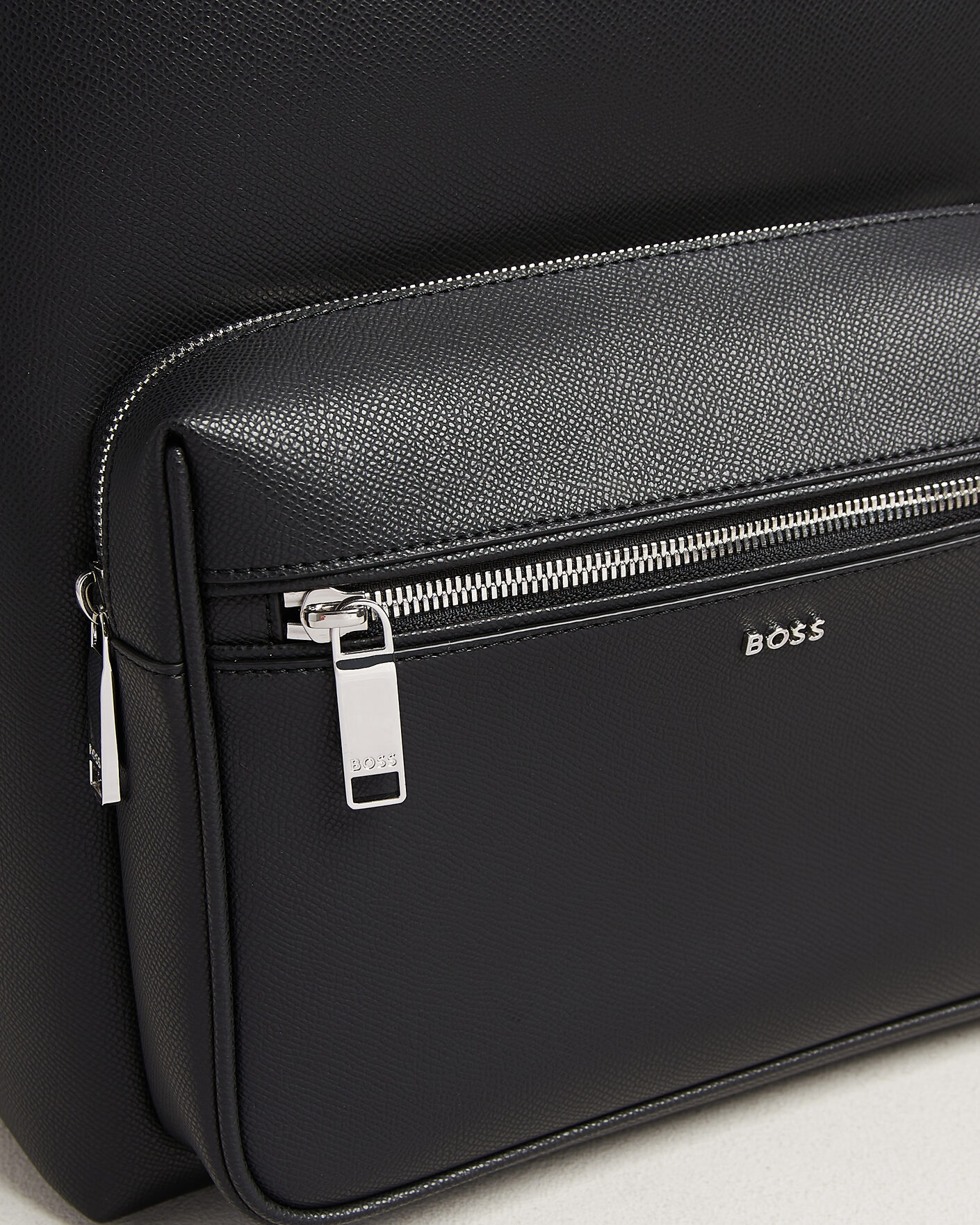 Herre | Tasker | BOSS BLACK | Daxter Leather Backpack Black