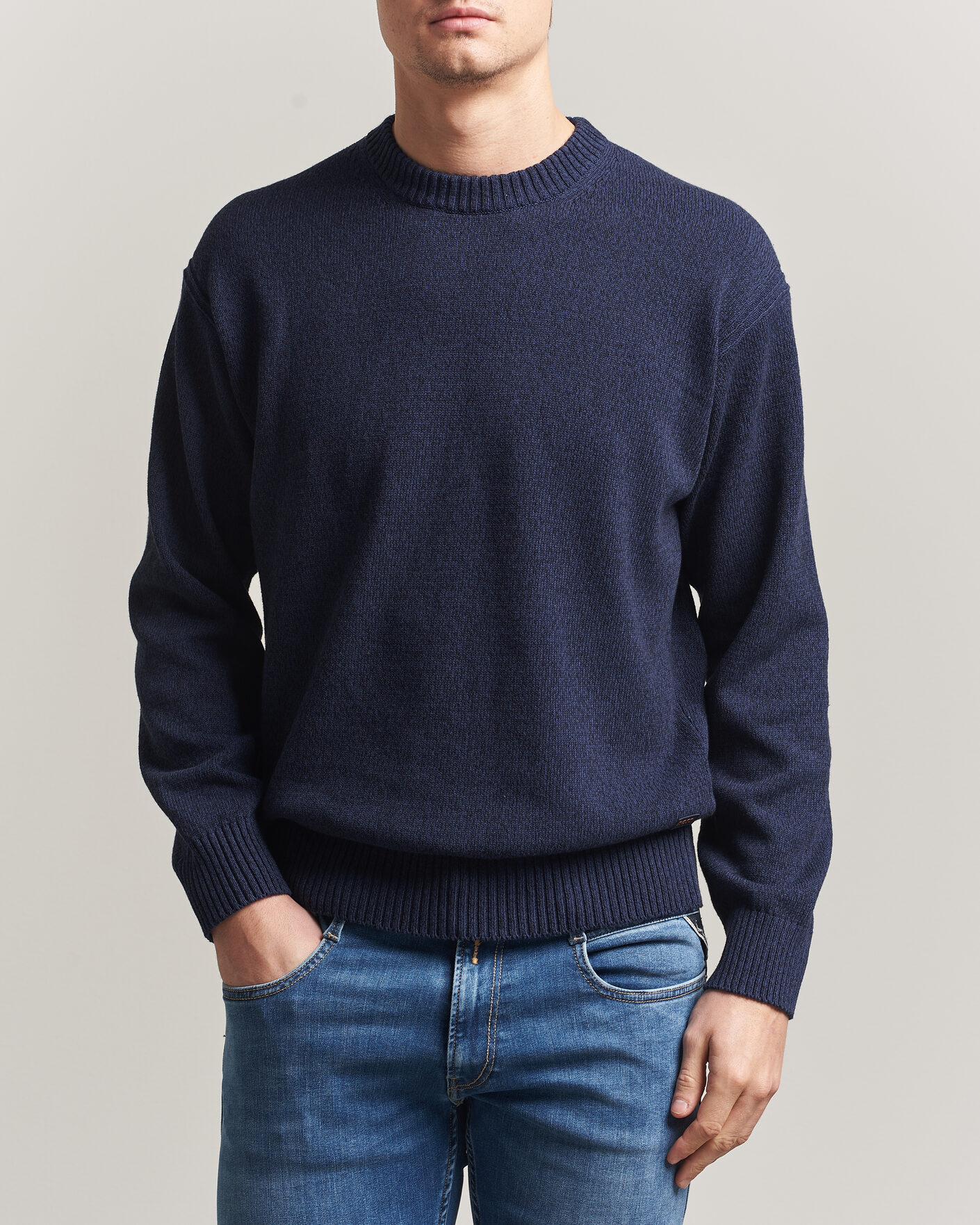 Herre | Trøjer | BOSS ORANGE | Kerlino Knitted Sweater Dark Blue
