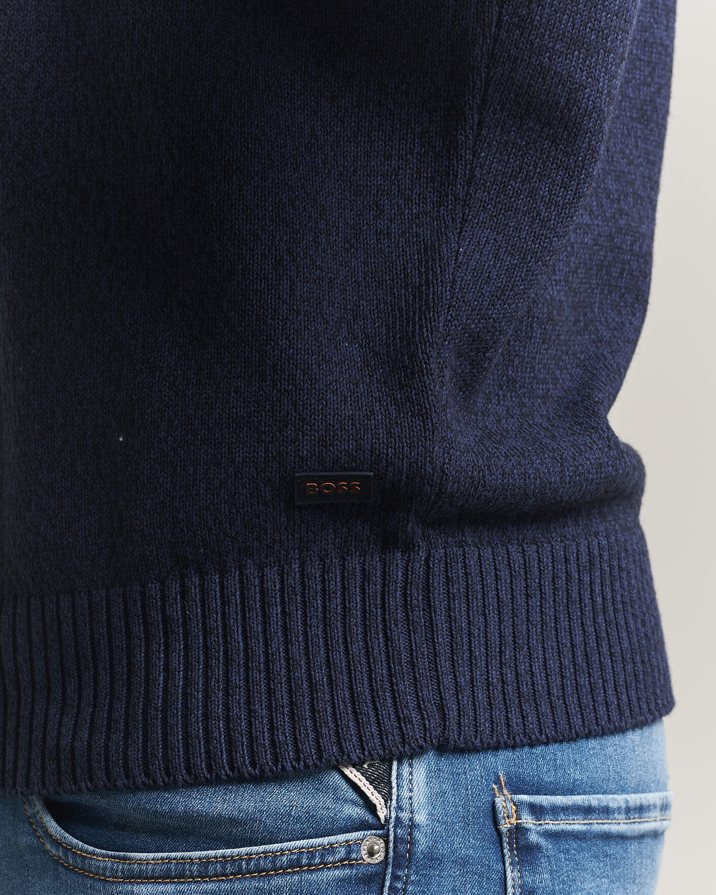 Herre | Trøjer | BOSS ORANGE | Kerlino Knitted Sweater Dark Blue
