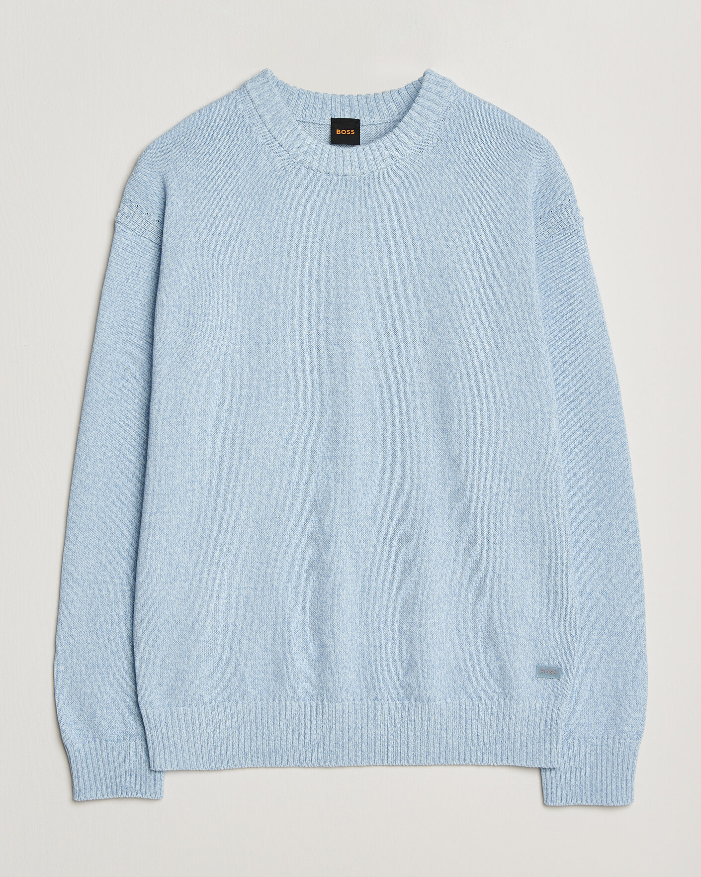 Herre | Trøjer | BOSS ORANGE | Kerlino Knitted Sweater Light Blue