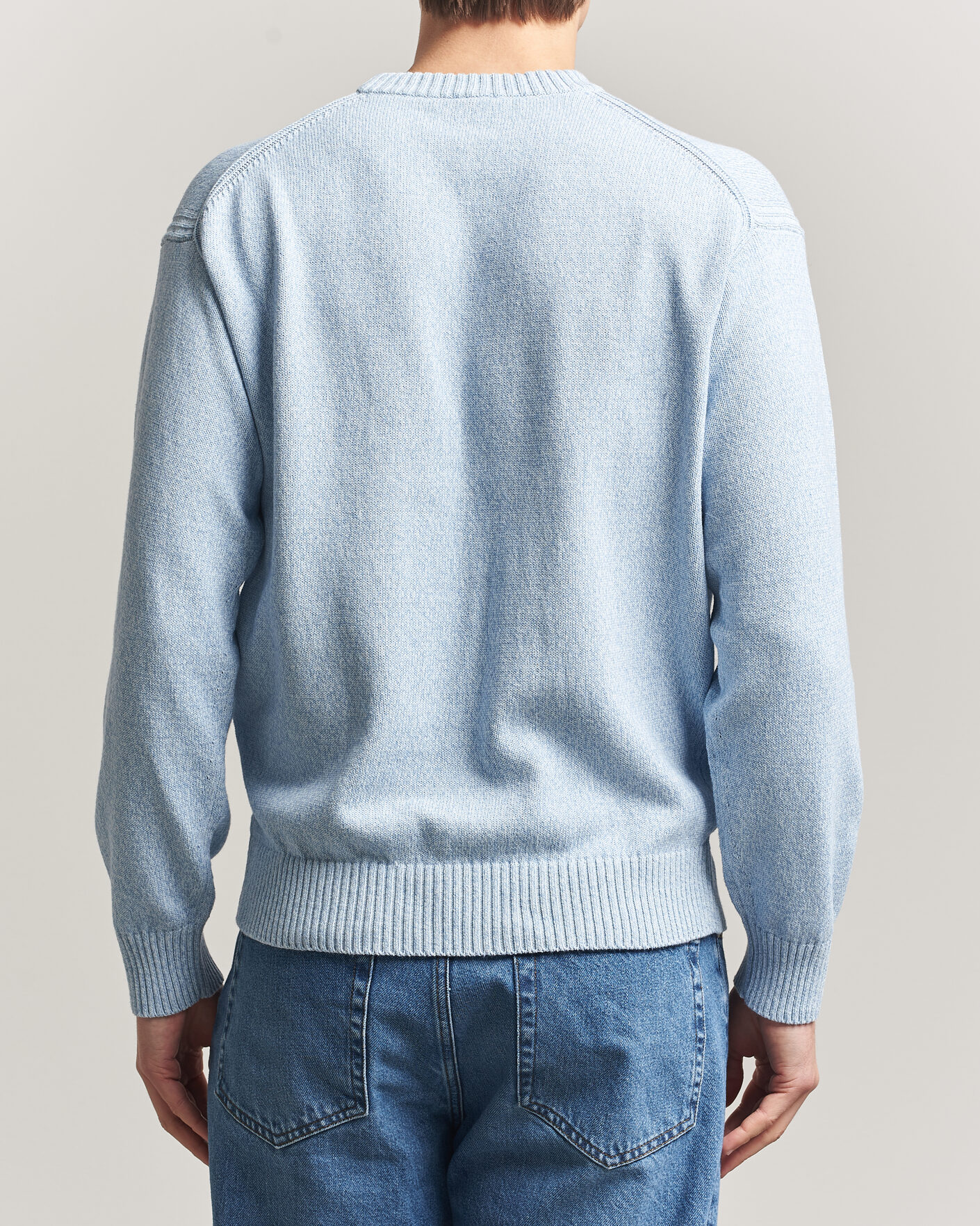 Herre | Trøjer | BOSS ORANGE | Kerlino Knitted Sweater Light Blue
